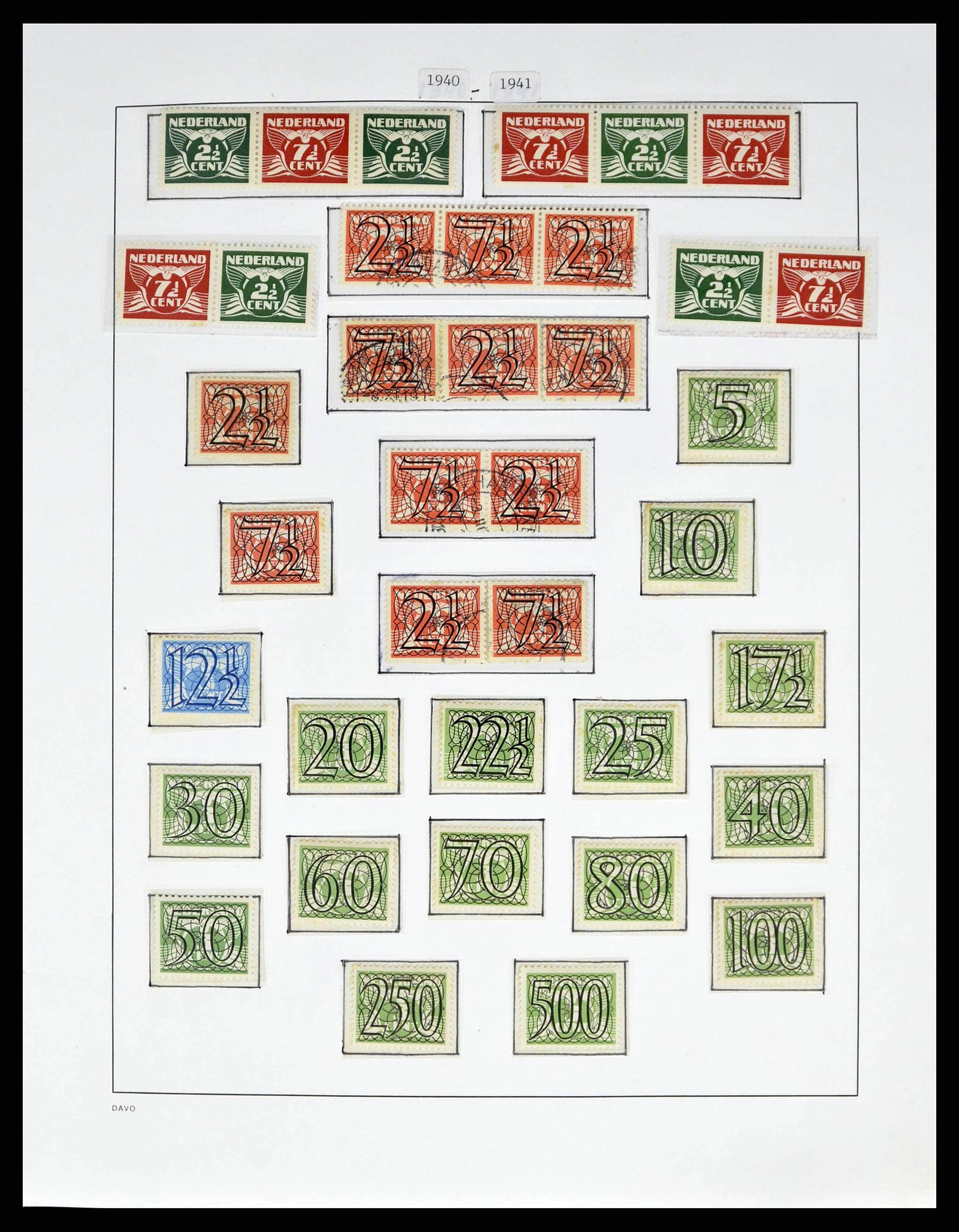 38670 0019 - Postzegelverzameling 38670 Nederland 1852-1968.