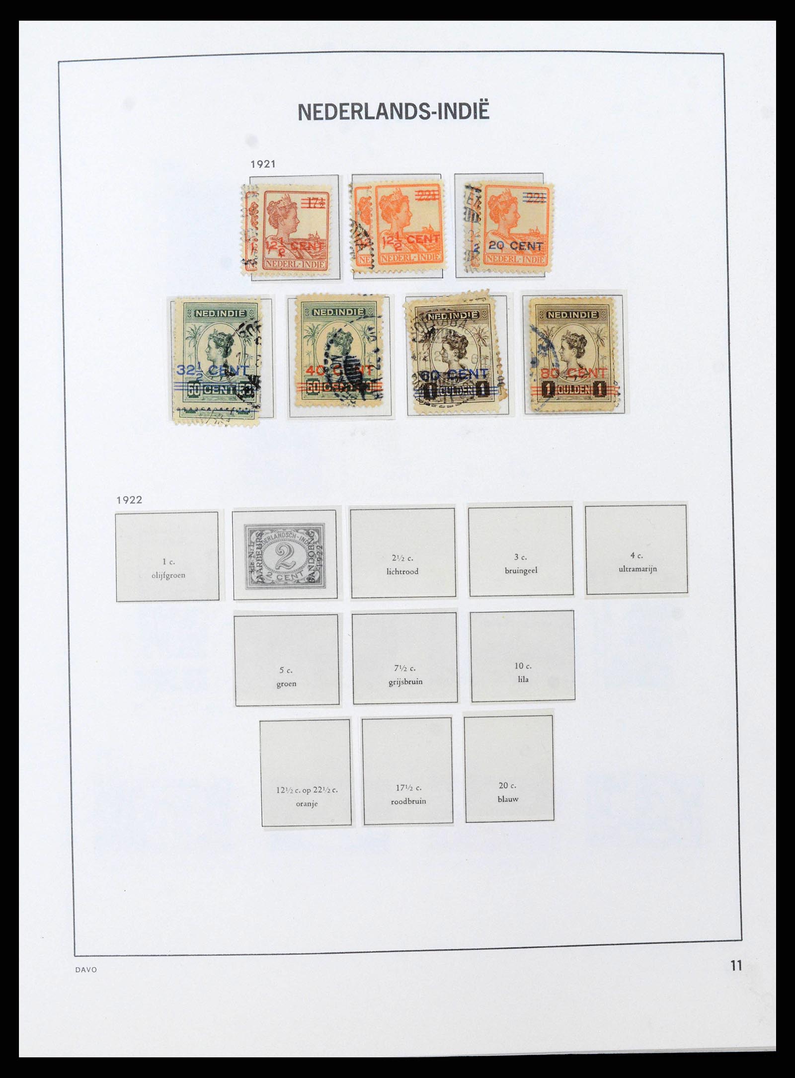 38708 0008 - Stamp collection 38708 Dutch east Indies 1864-1948.