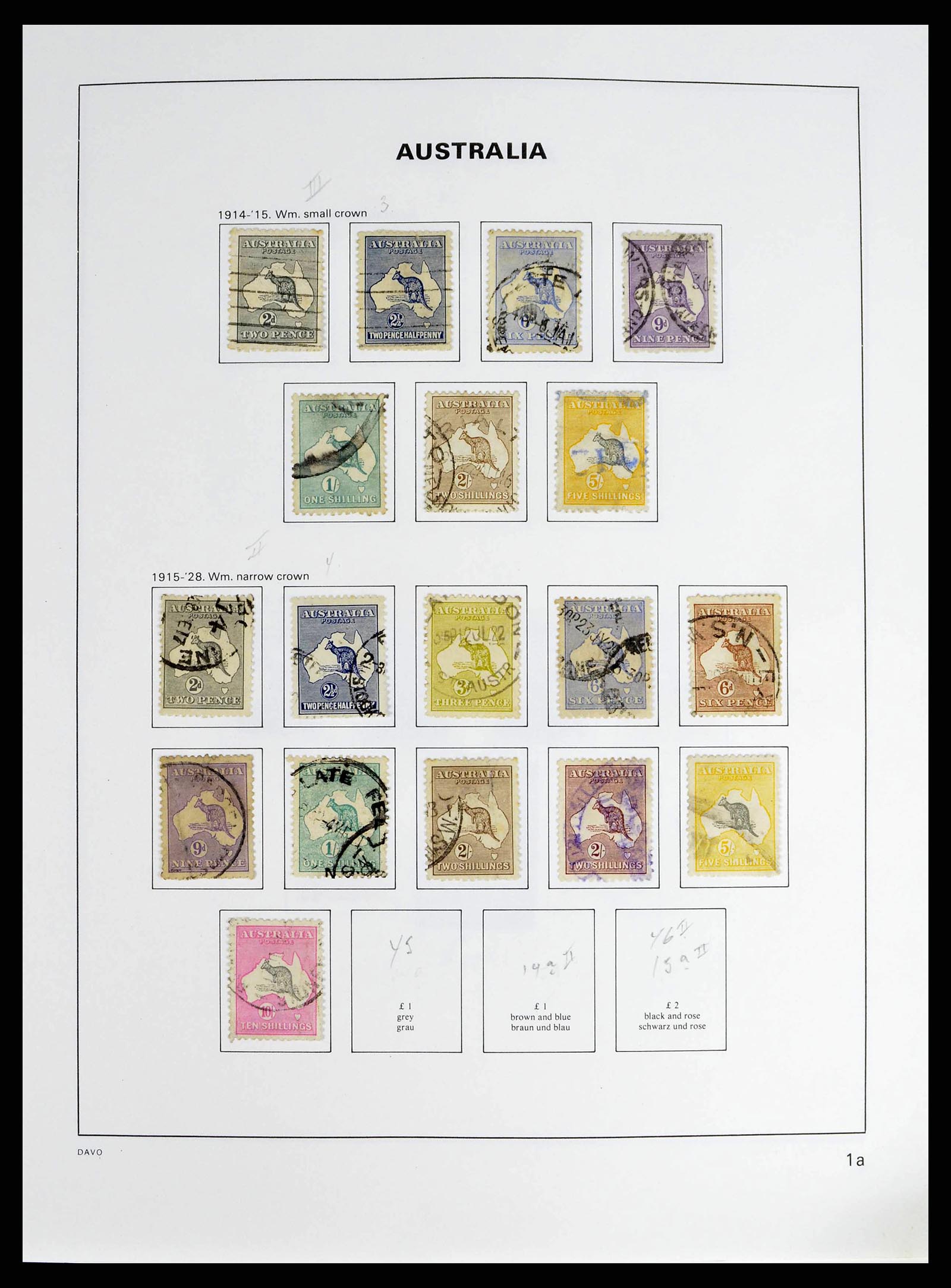 38733 0003 - Stamp collection 38733 Australia 1913-2003.