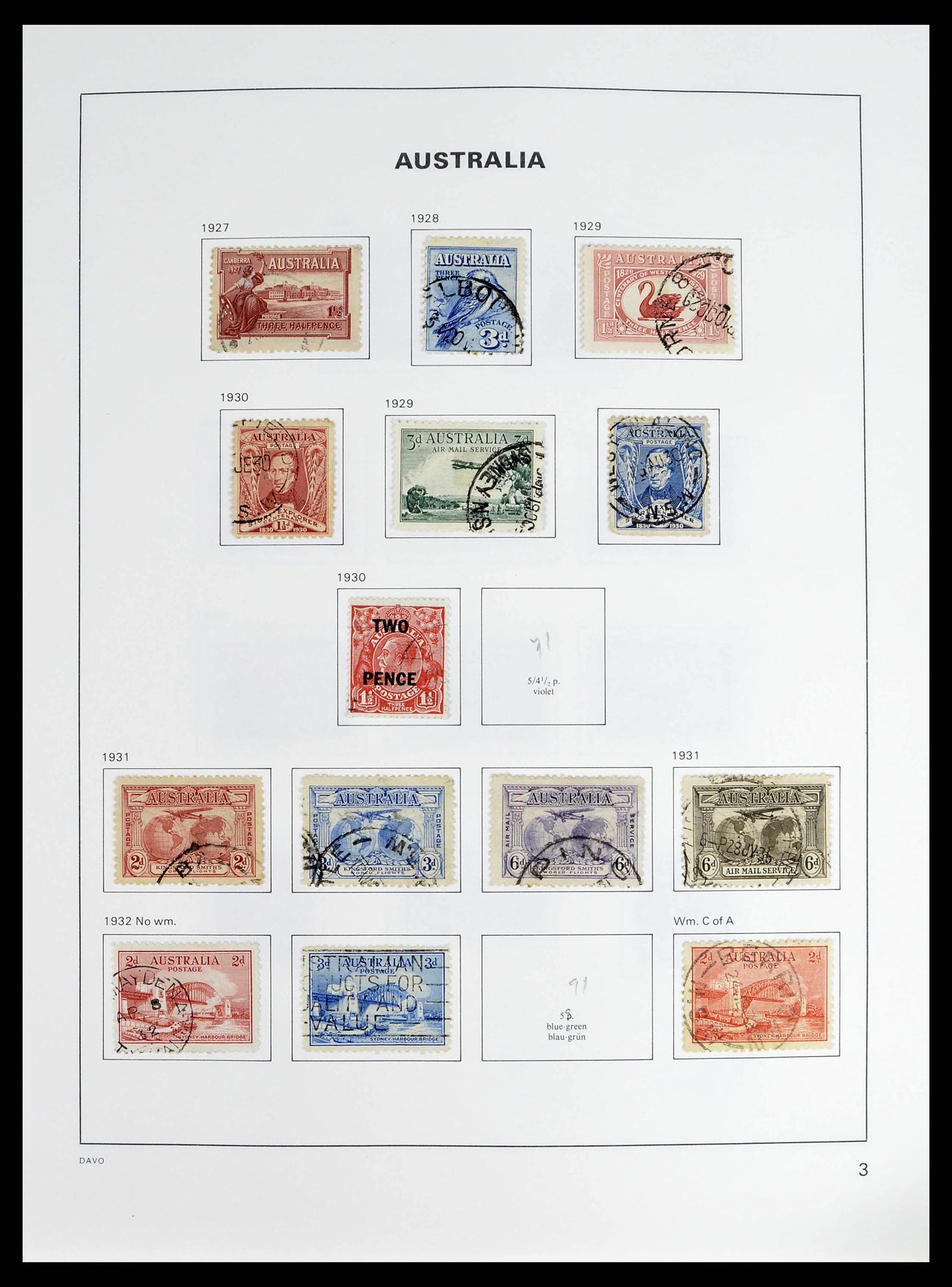 38733 0008 - Stamp collection 38733 Australia 1913-2003.