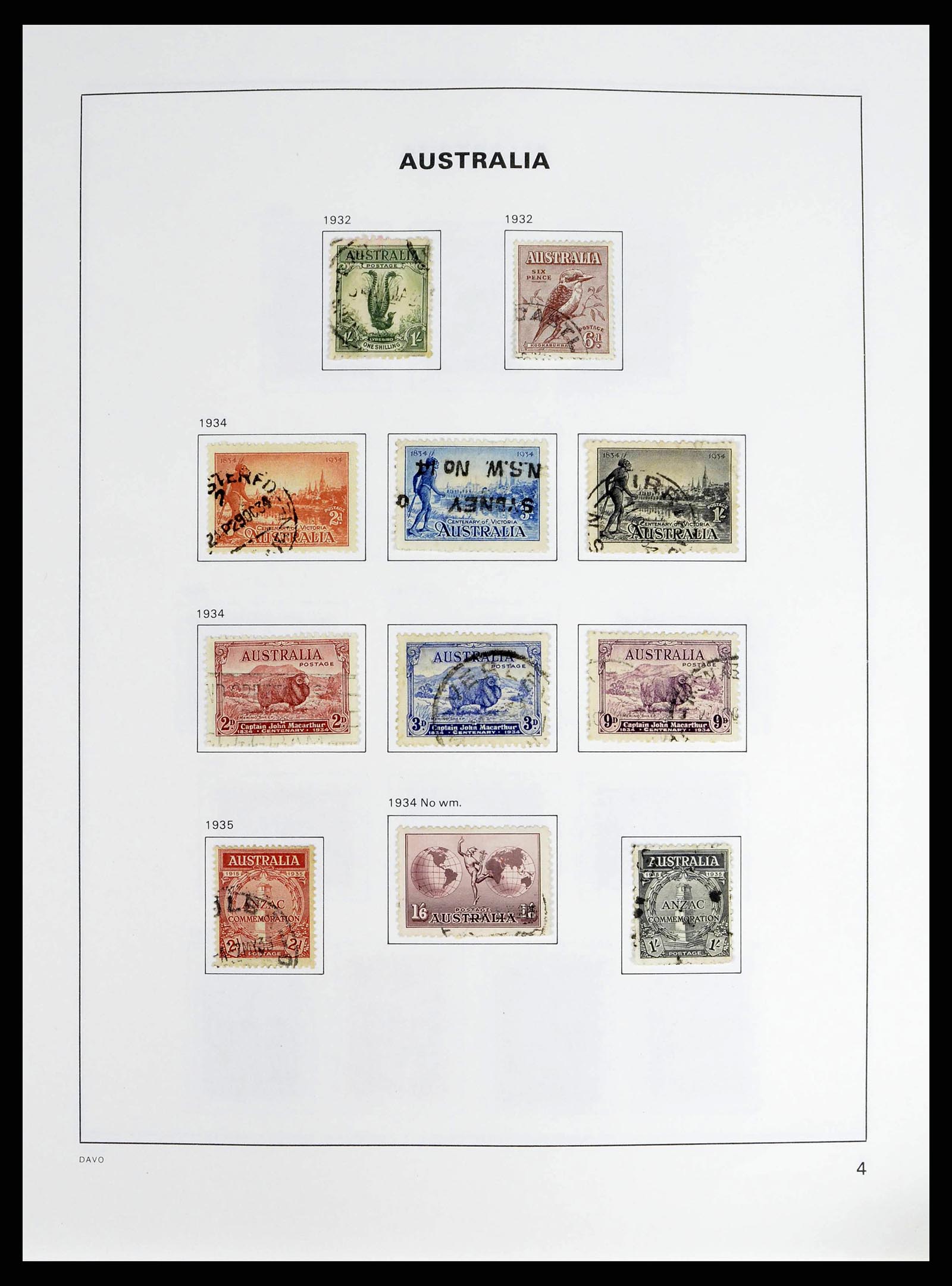 38733 0009 - Stamp collection 38733 Australia 1913-2003.