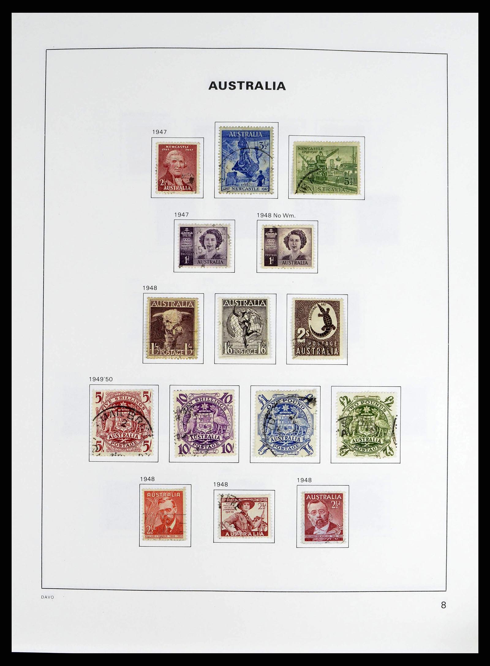 38733 0013 - Stamp collection 38733 Australia 1913-2003.