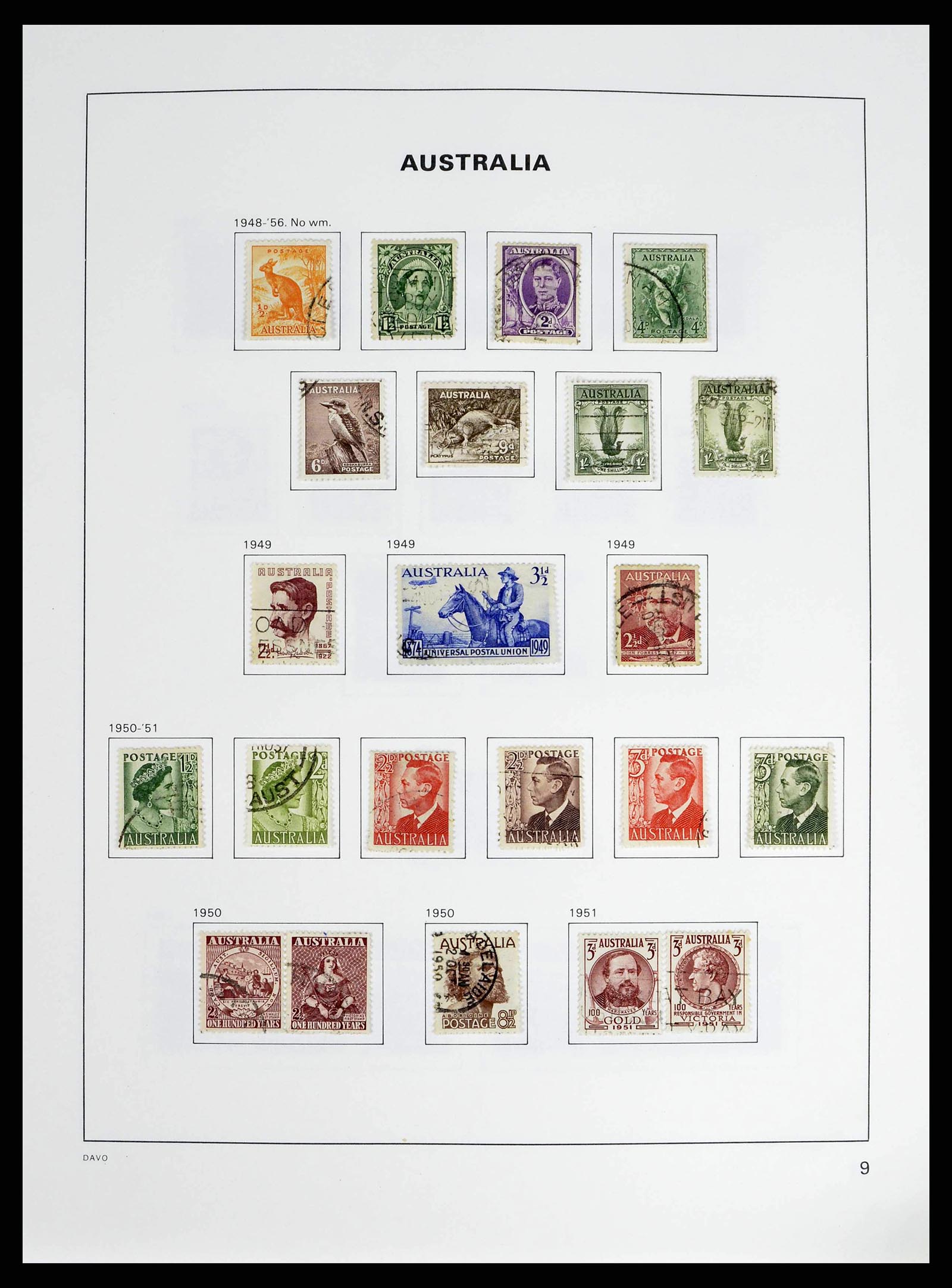 38733 0014 - Stamp collection 38733 Australia 1913-2003.