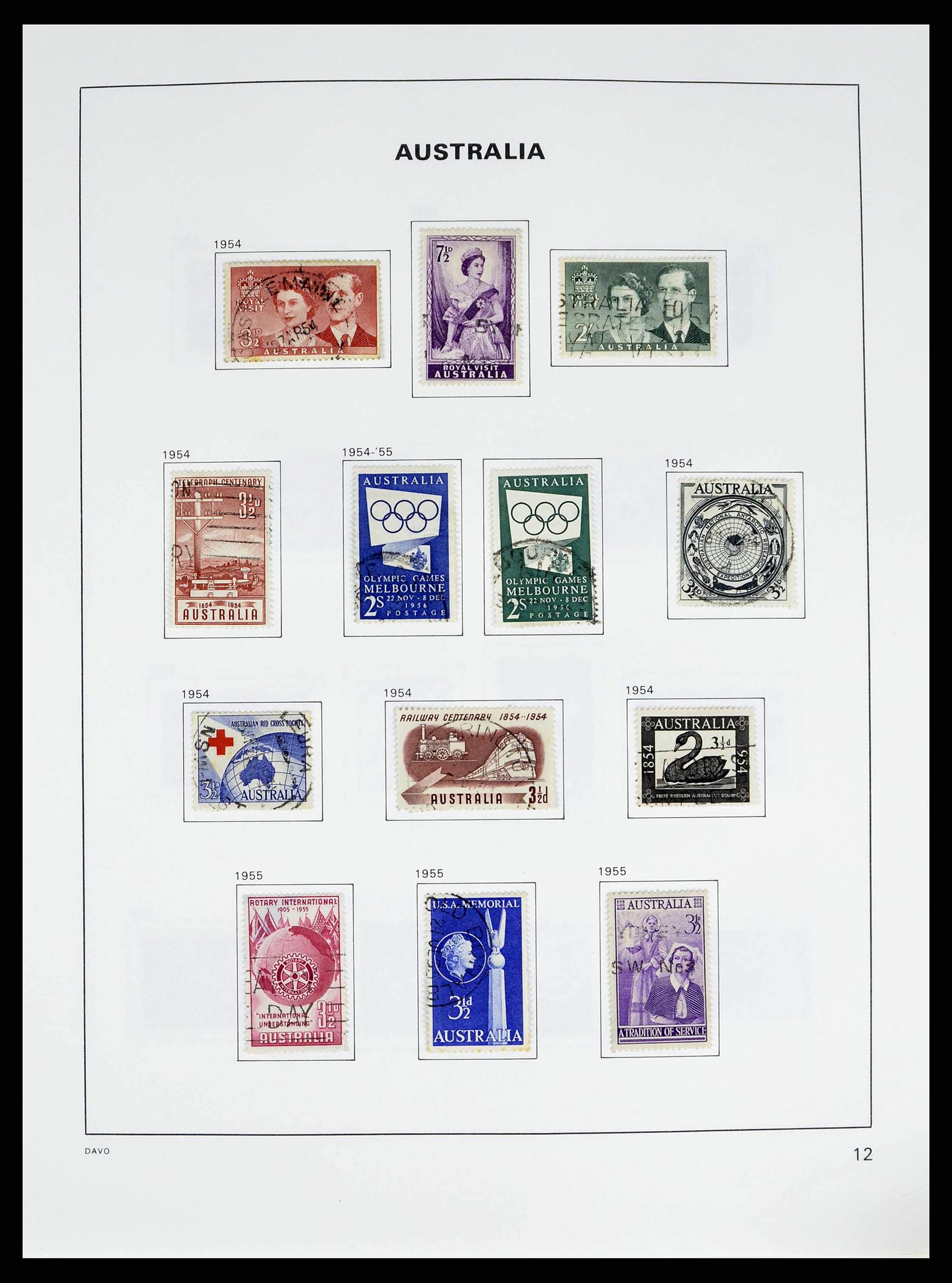 38733 0017 - Stamp collection 38733 Australia 1913-2003.