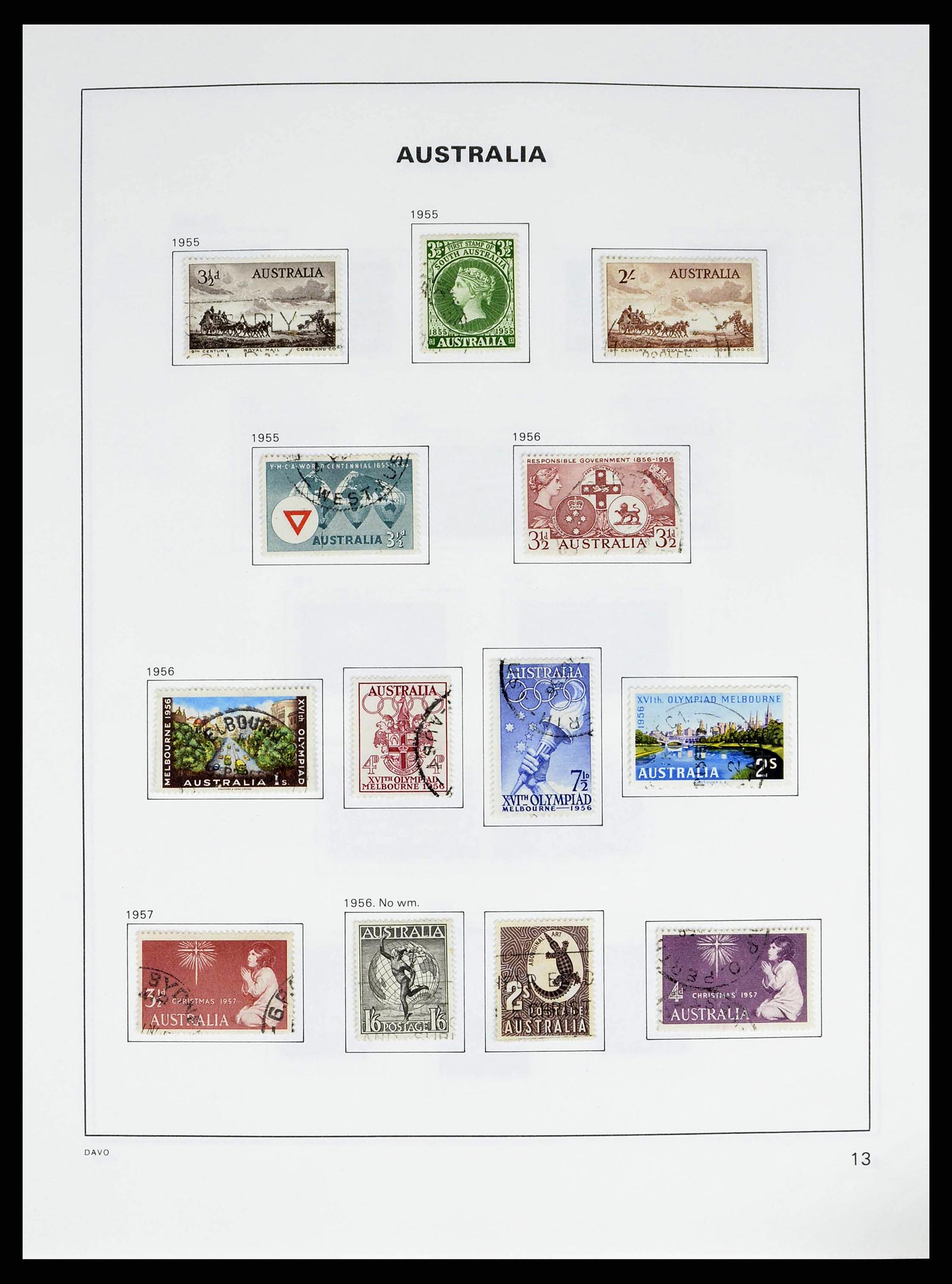 38733 0018 - Stamp collection 38733 Australia 1913-2003.