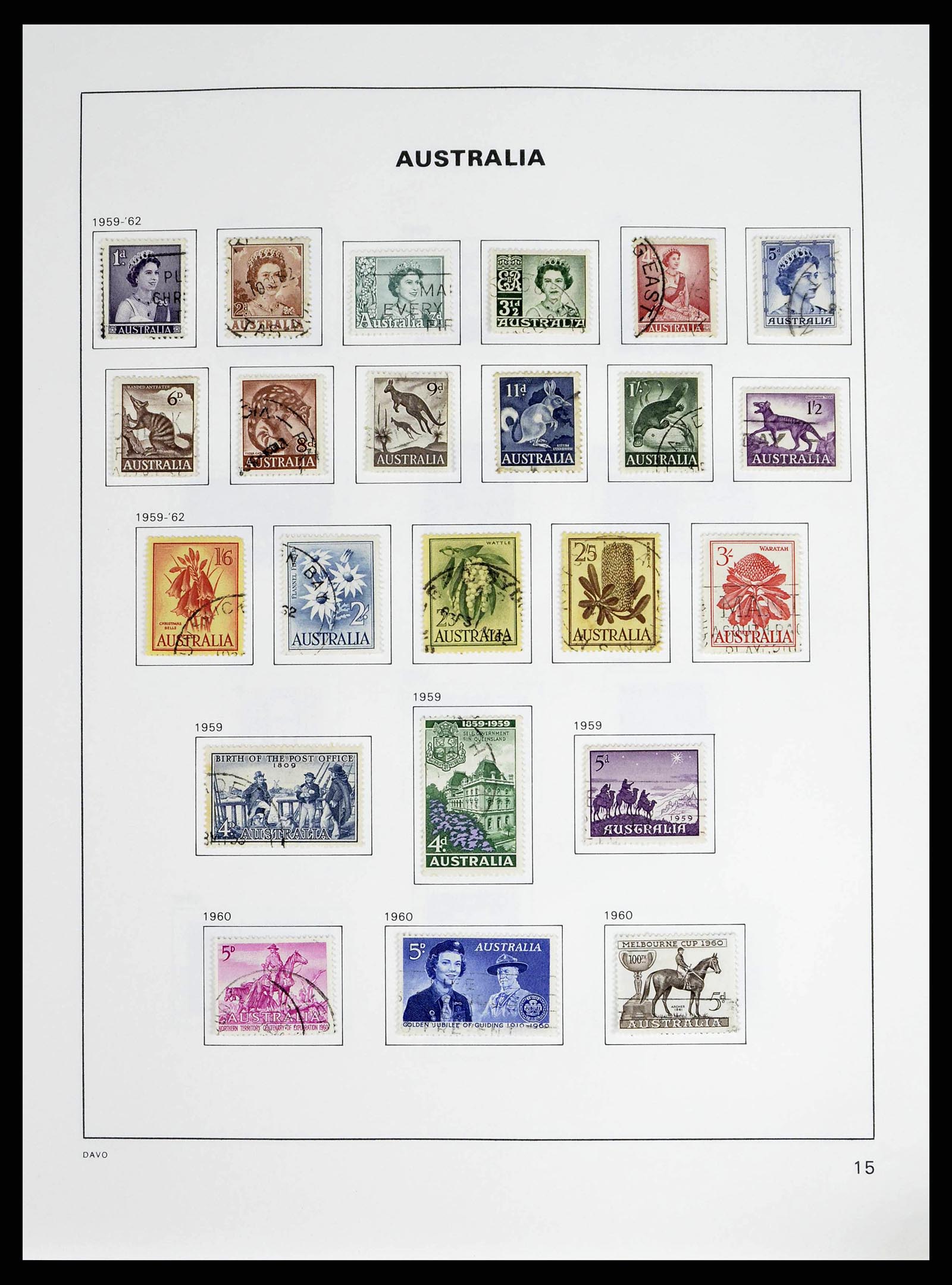 38733 0020 - Stamp collection 38733 Australia 1913-2003.