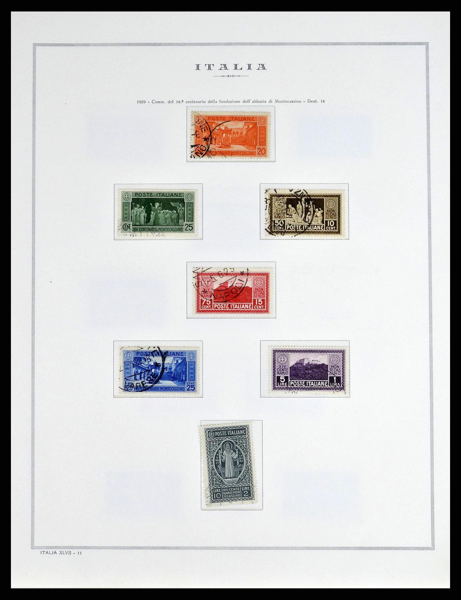 38735 0022 - Postzegelverzameling 38735 Italië 1861-1945.