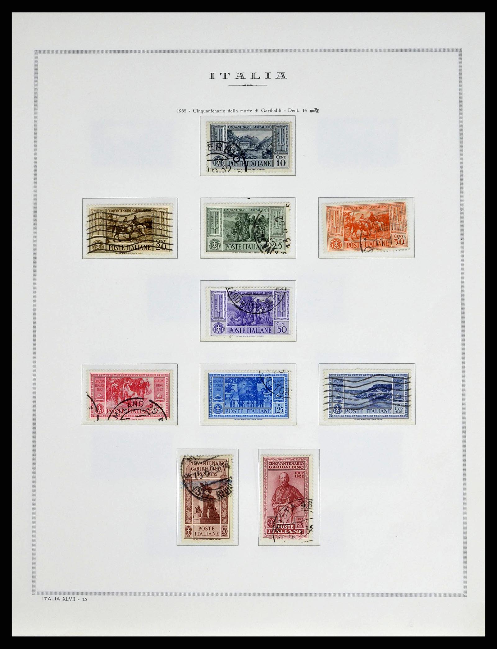 38735 0027 - Postzegelverzameling 38735 Italië 1861-1945.
