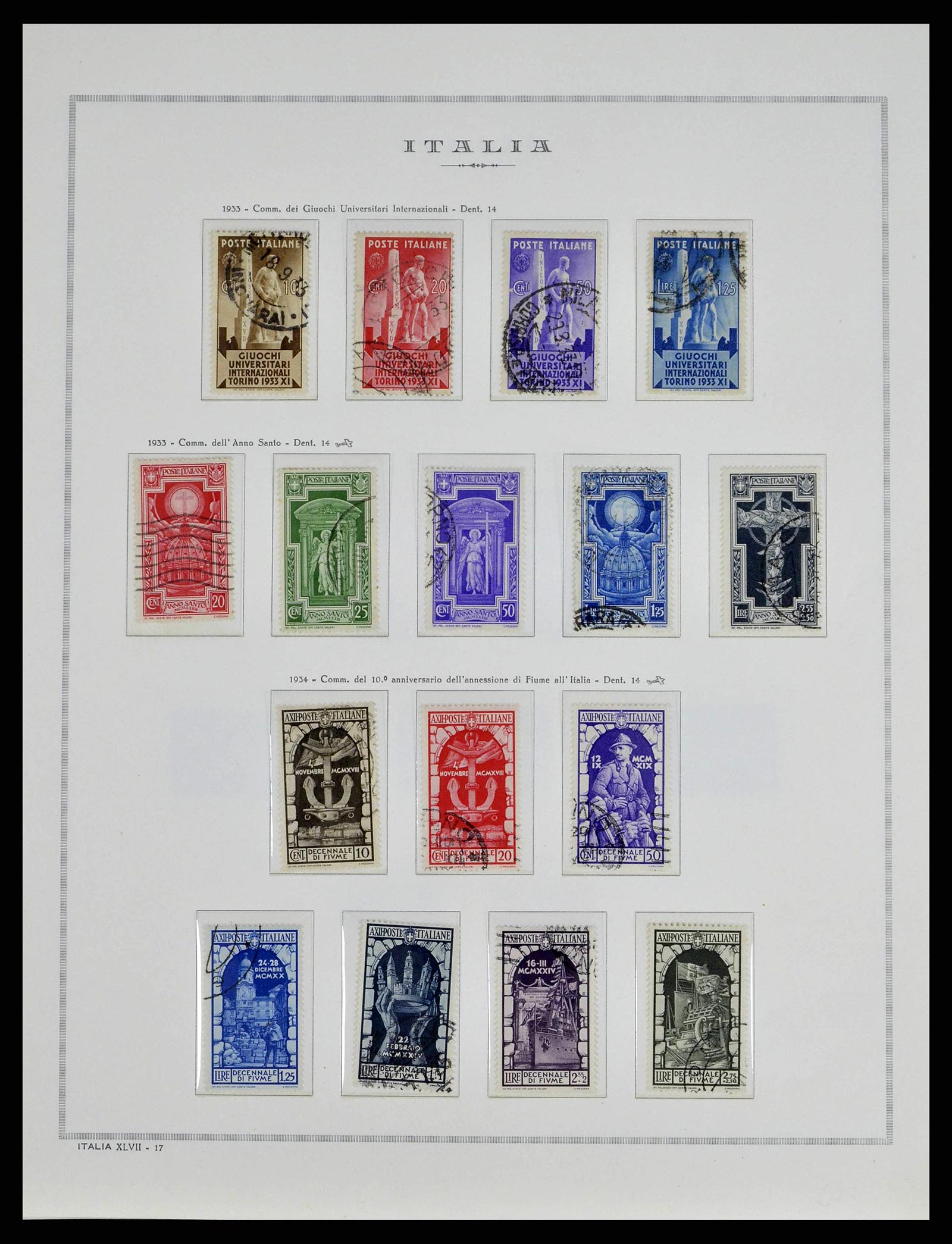 38735 0029 - Postzegelverzameling 38735 Italië 1861-1945.