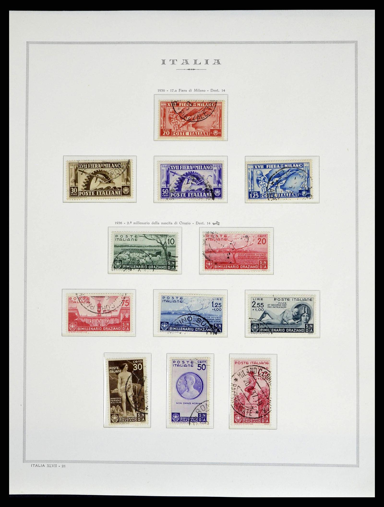 38735 0033 - Postzegelverzameling 38735 Italië 1861-1945.