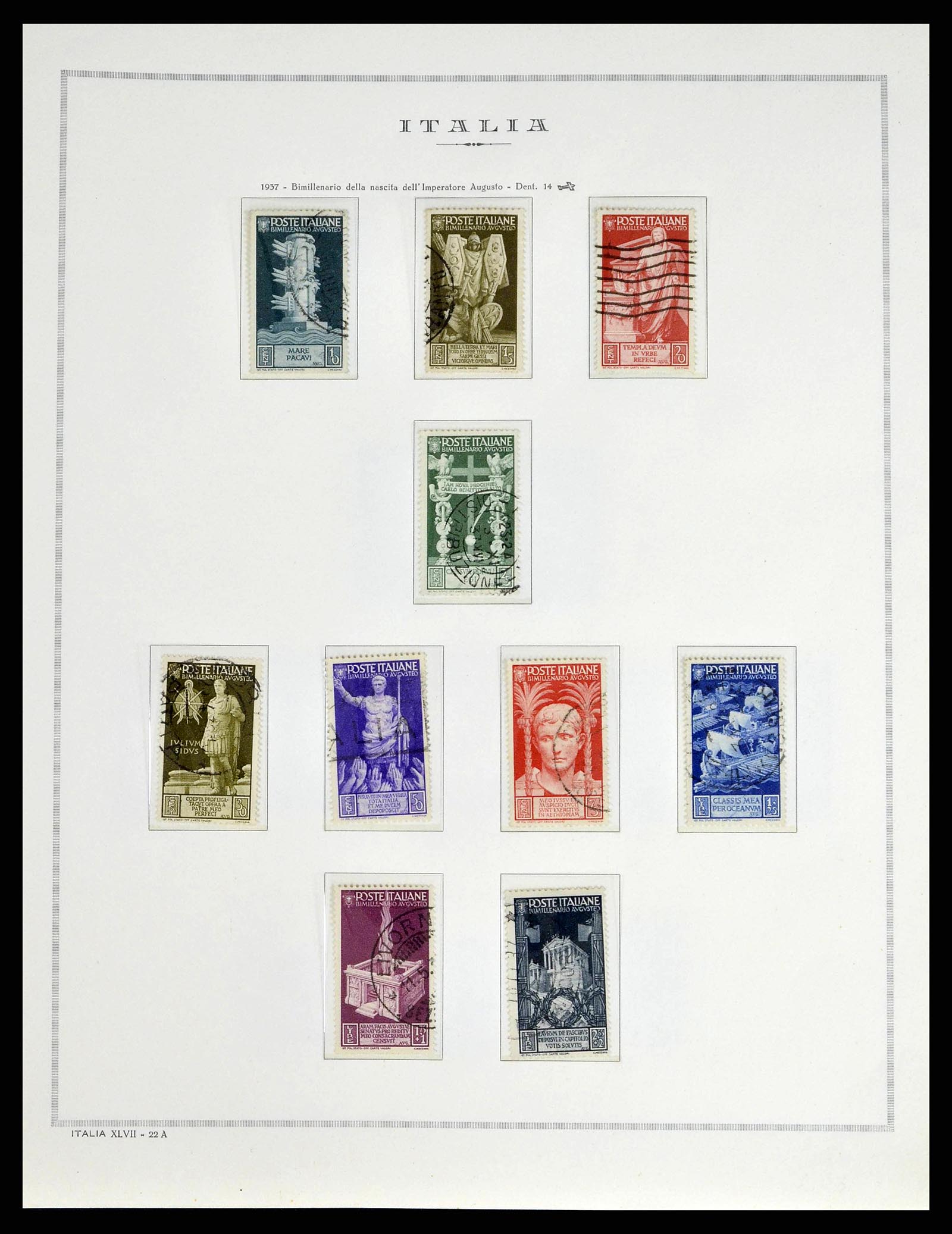 38735 0035 - Postzegelverzameling 38735 Italië 1861-1945.