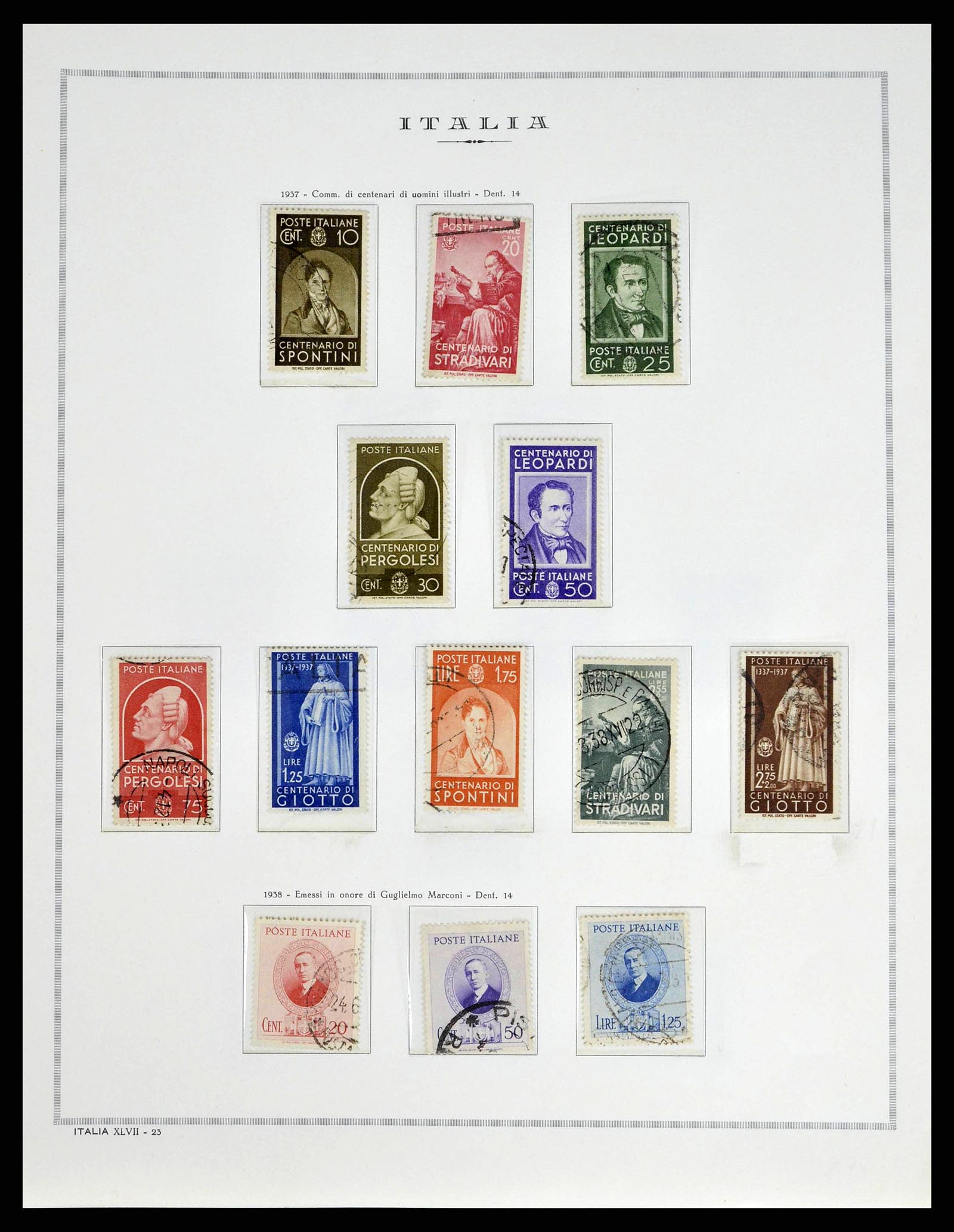 38735 0036 - Postzegelverzameling 38735 Italië 1861-1945.