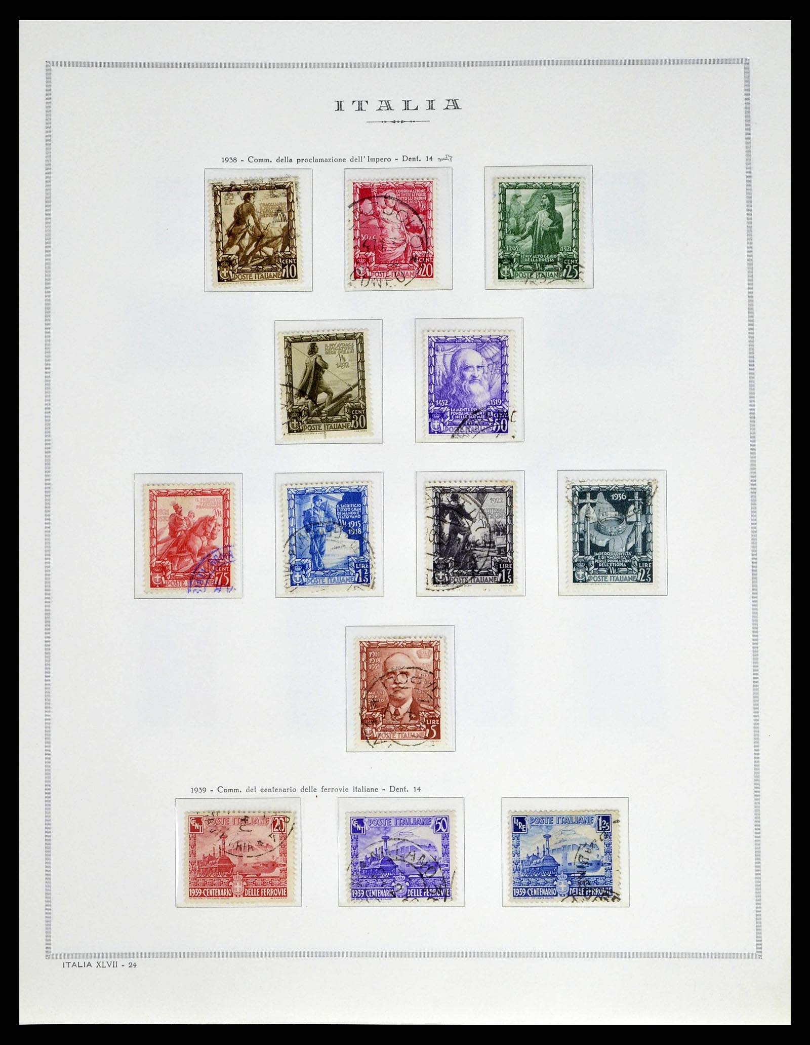 38735 0037 - Postzegelverzameling 38735 Italië 1861-1945.