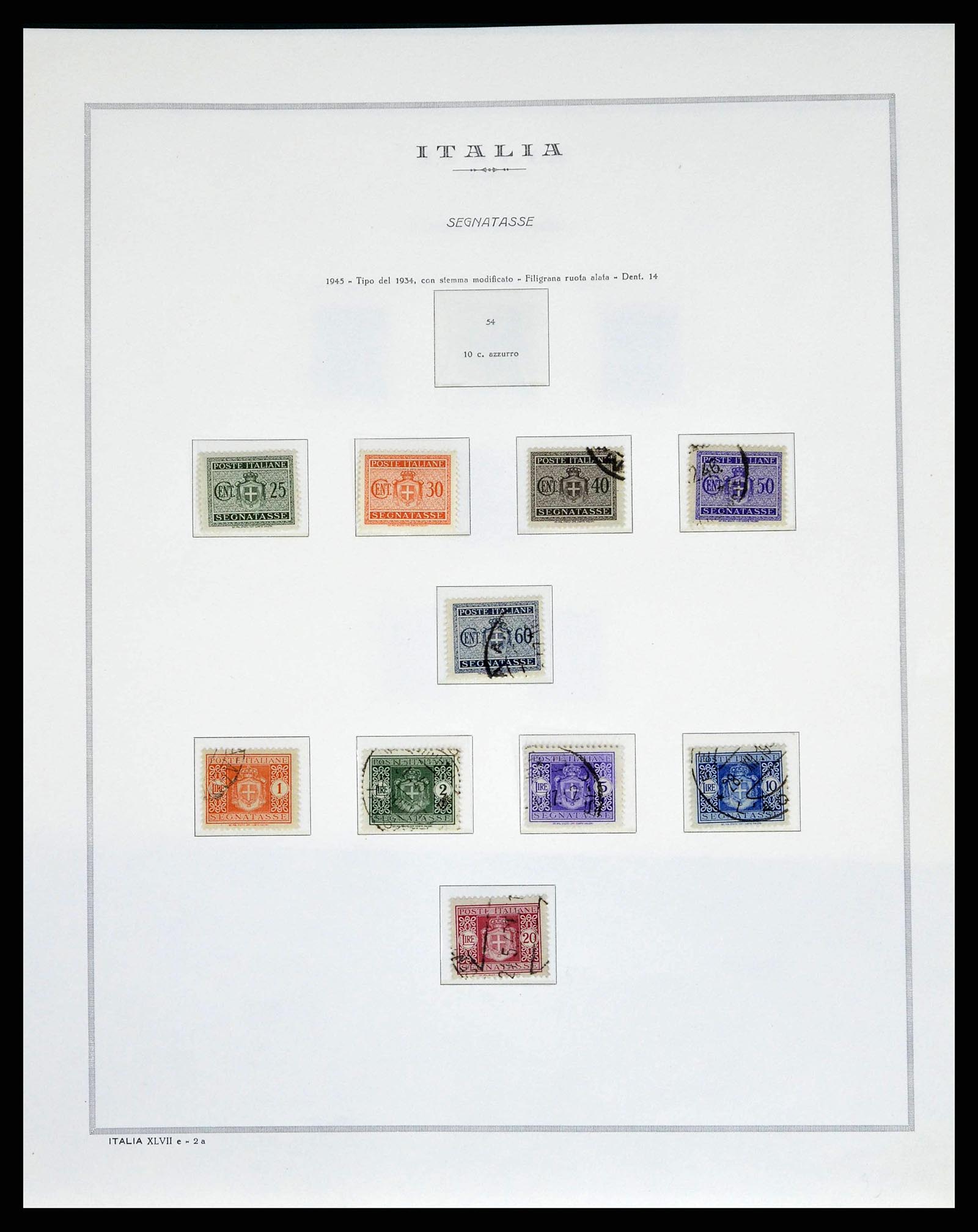 38735 0062 - Postzegelverzameling 38735 Italië 1861-1945.