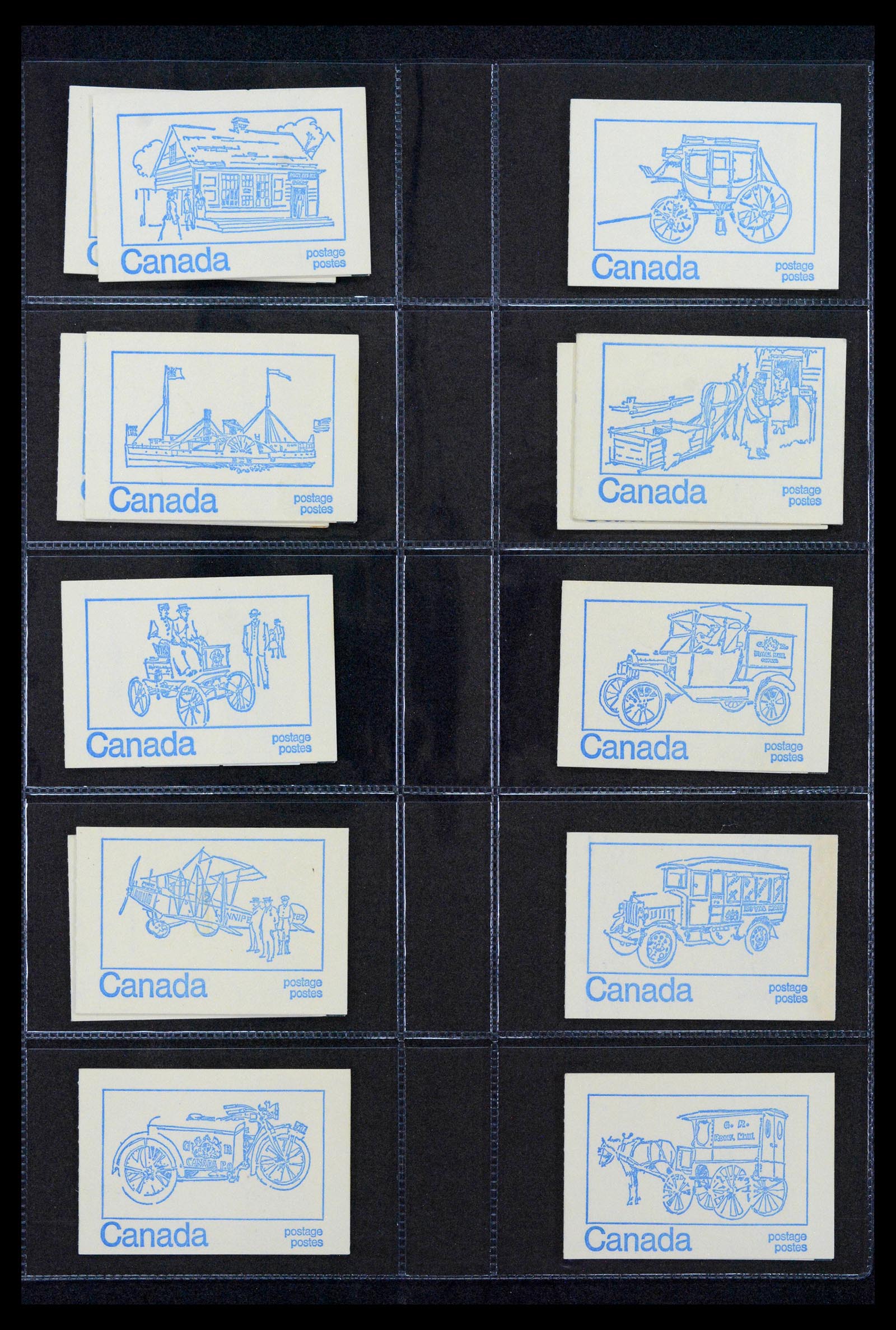 38761 0194 - Stamp collection 38761 All world stampbooklets.