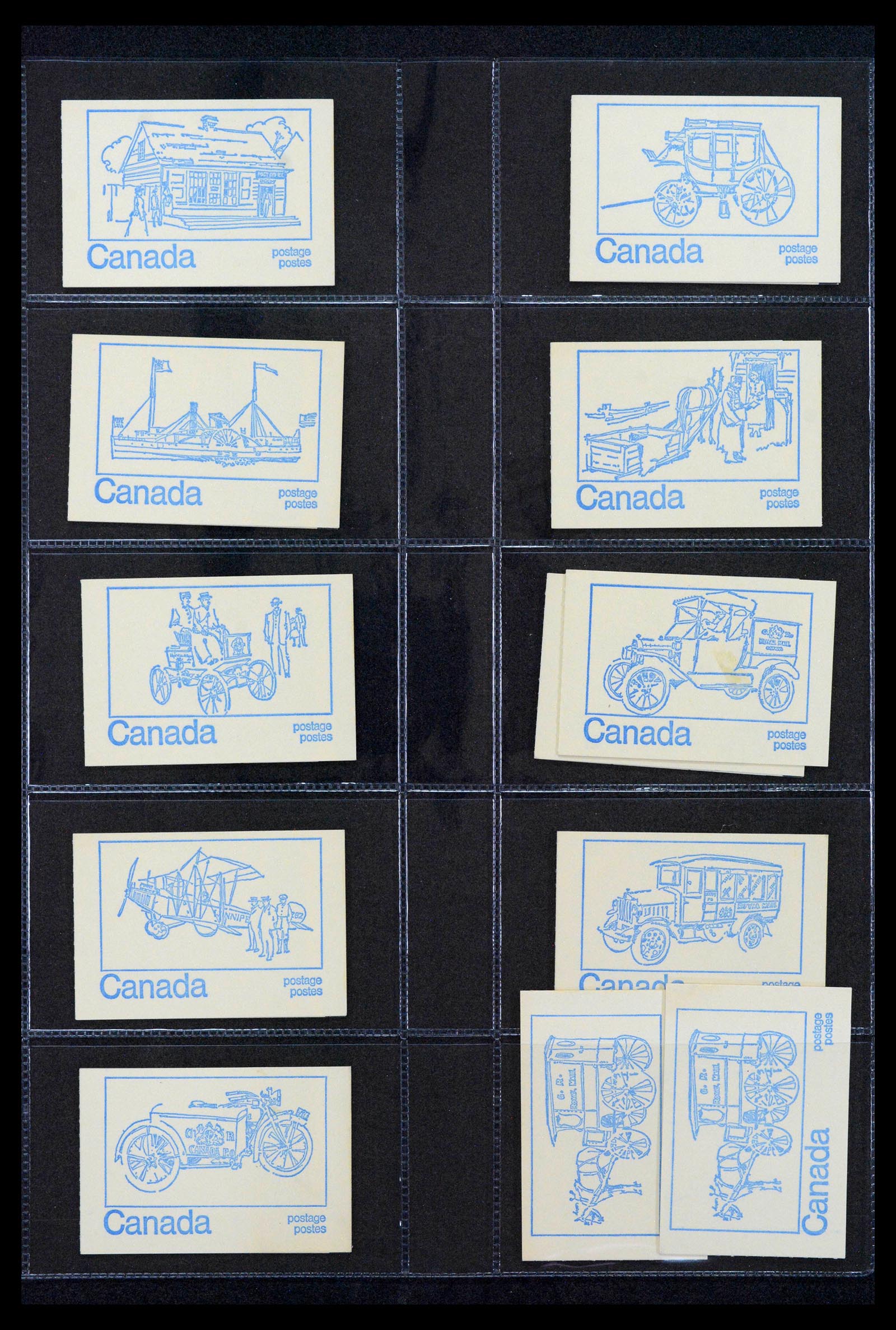 38761 0195 - Stamp collection 38761 All world stampbooklets.