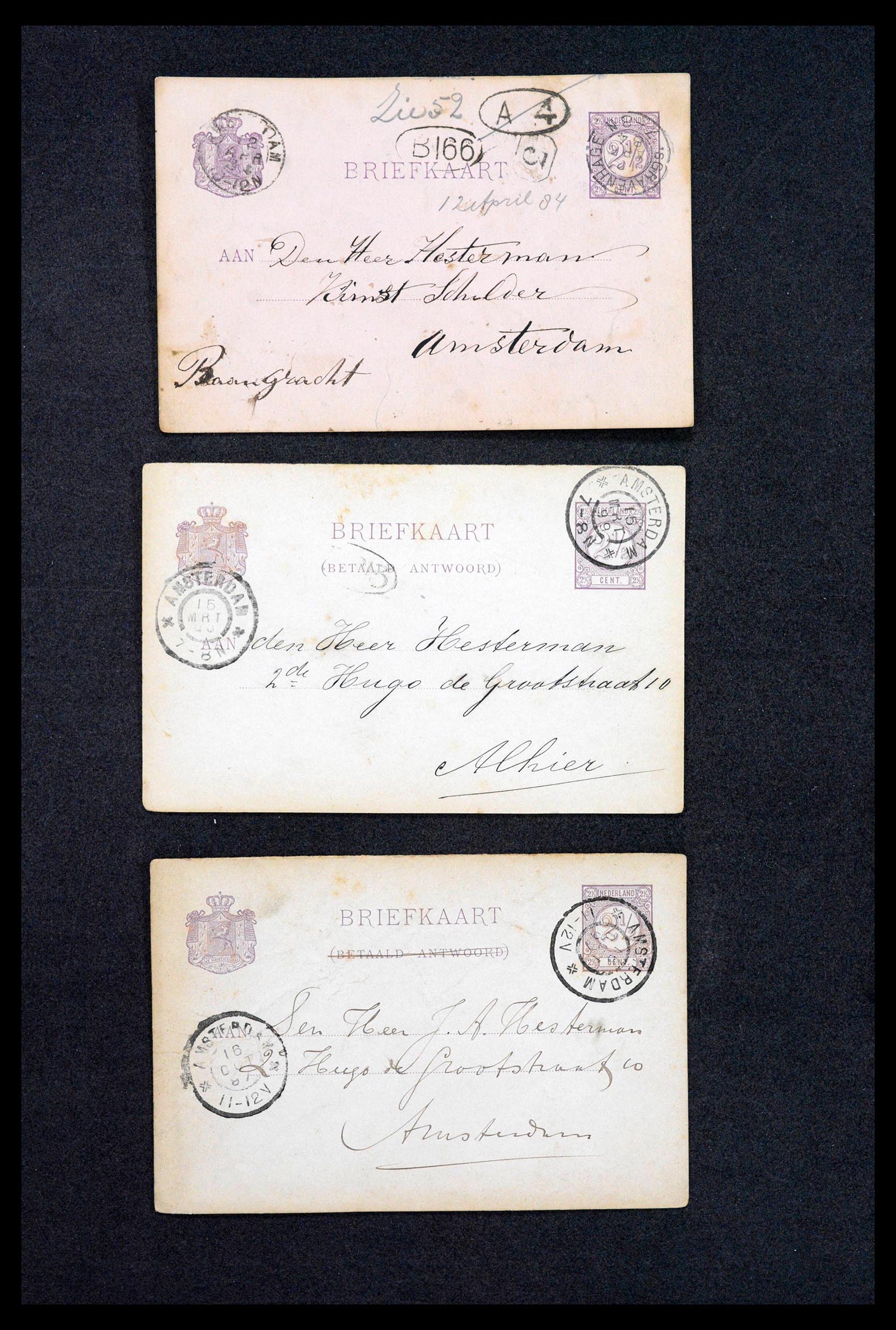 38779 0077 - Postzegelverzameling 38779 Nederland brieven 1872-1945.