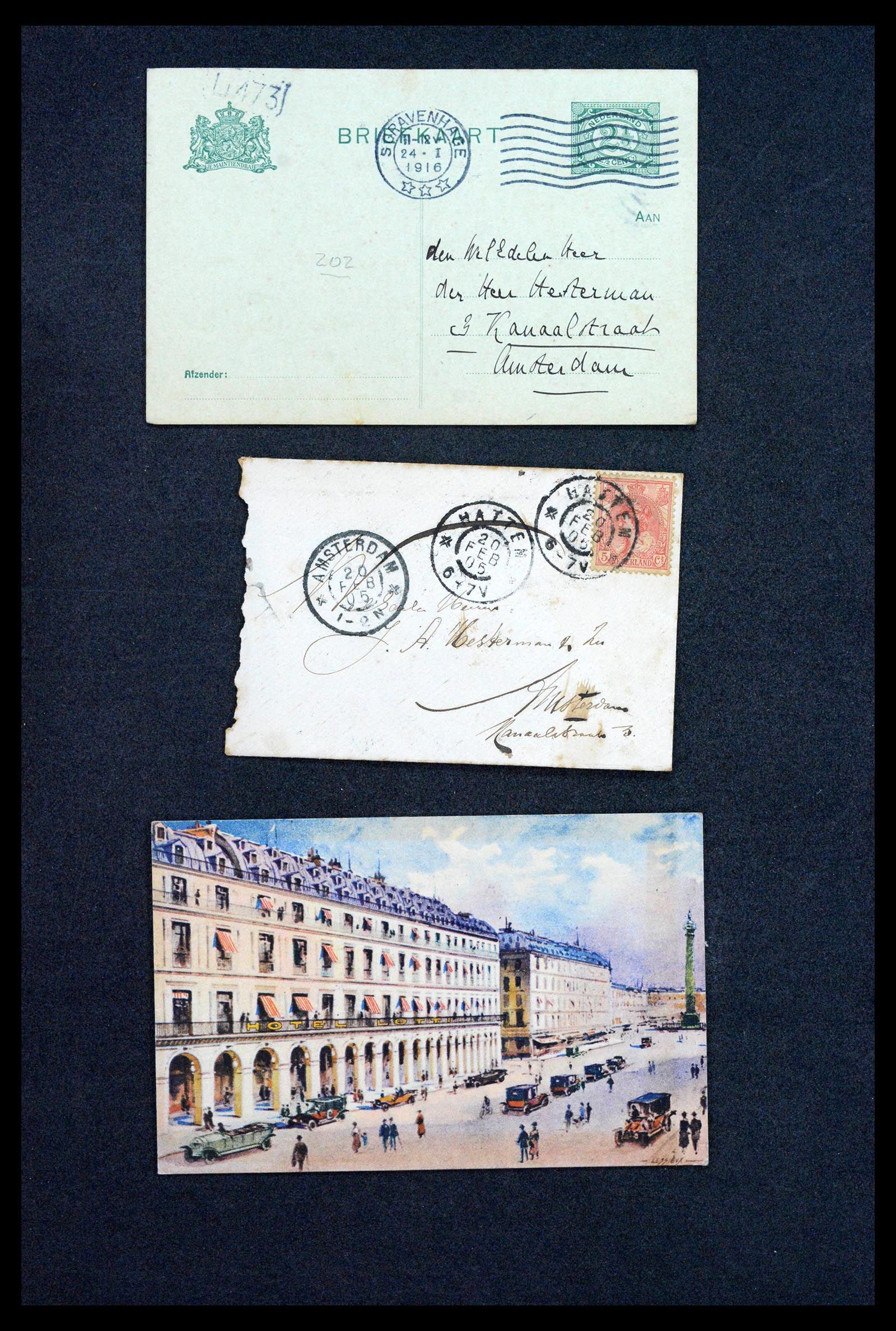 38779 0093 - Postzegelverzameling 38779 Nederland brieven 1872-1945.