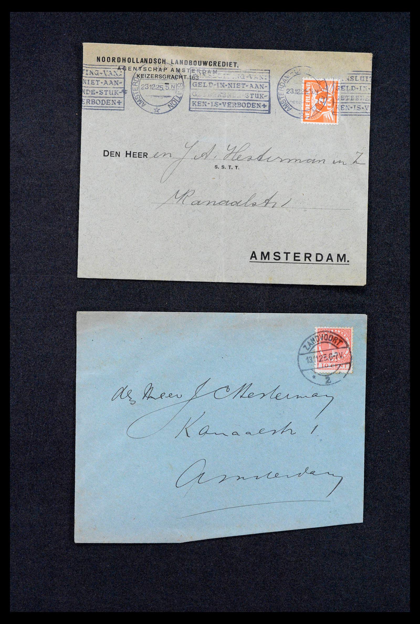38779 0103 - Postzegelverzameling 38779 Nederland brieven 1872-1945.
