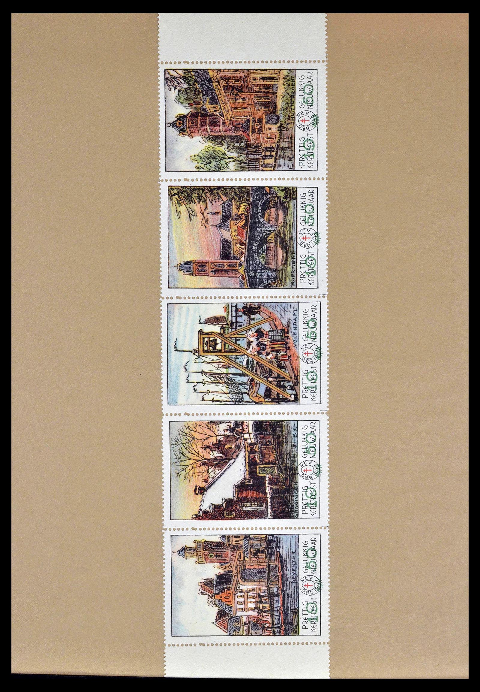38786 0039 - Postzegelverzameling 38786 Nederland tuberculose 1906-2006.