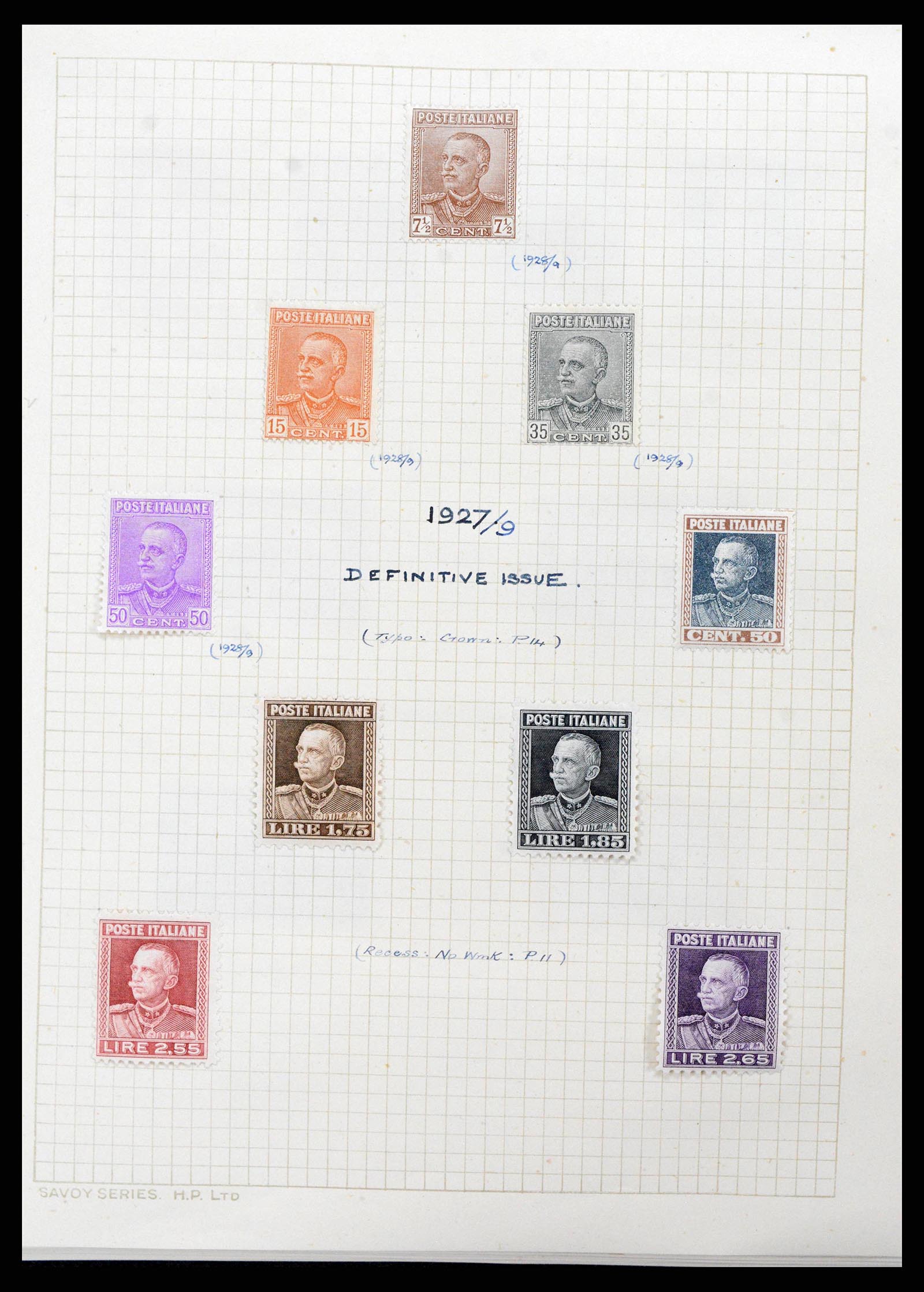 38795 0062 - Postzegelverzameling 38795 Italië supercollectie 1851-1947.