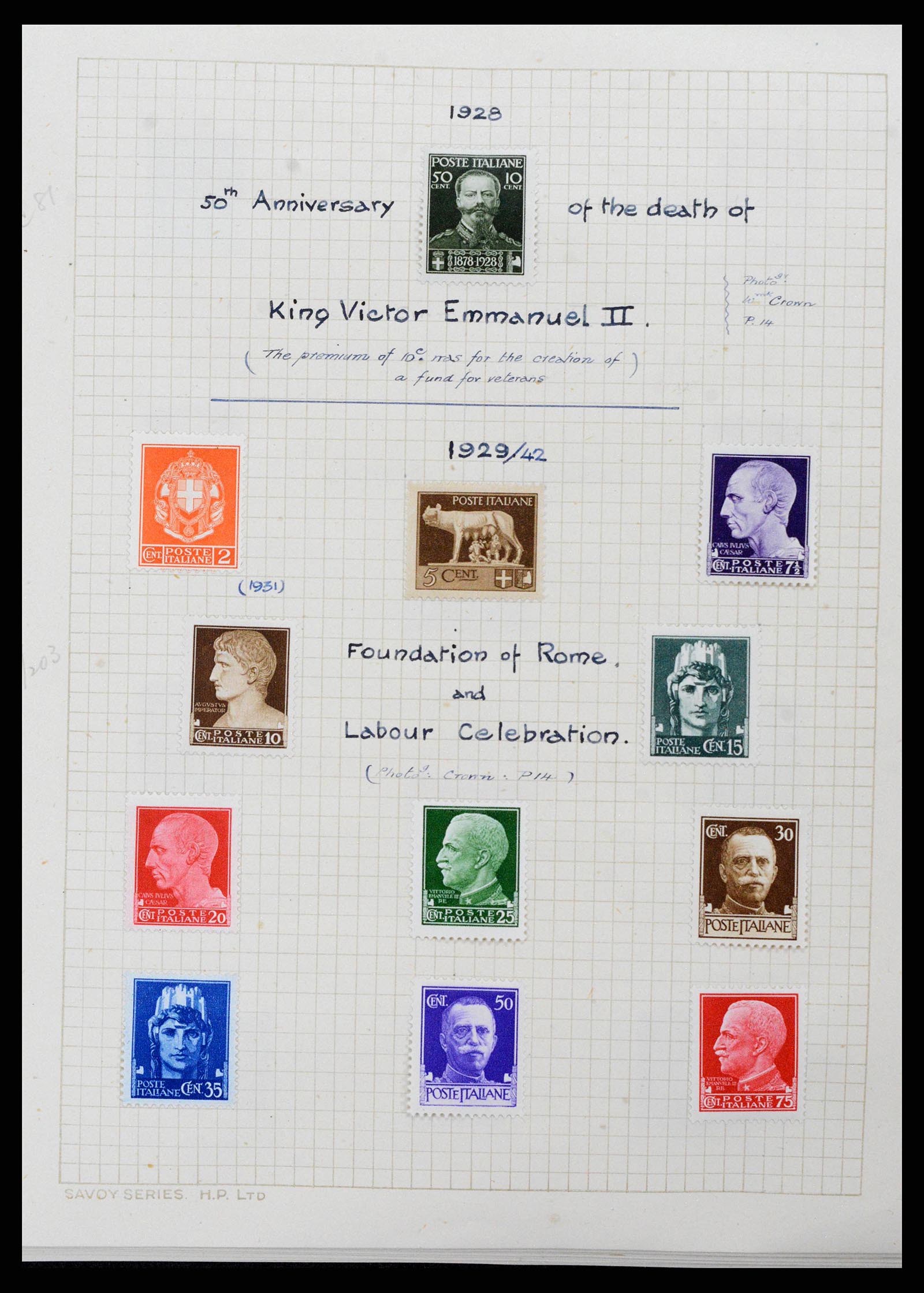 38795 0065 - Postzegelverzameling 38795 Italië supercollectie 1851-1947.