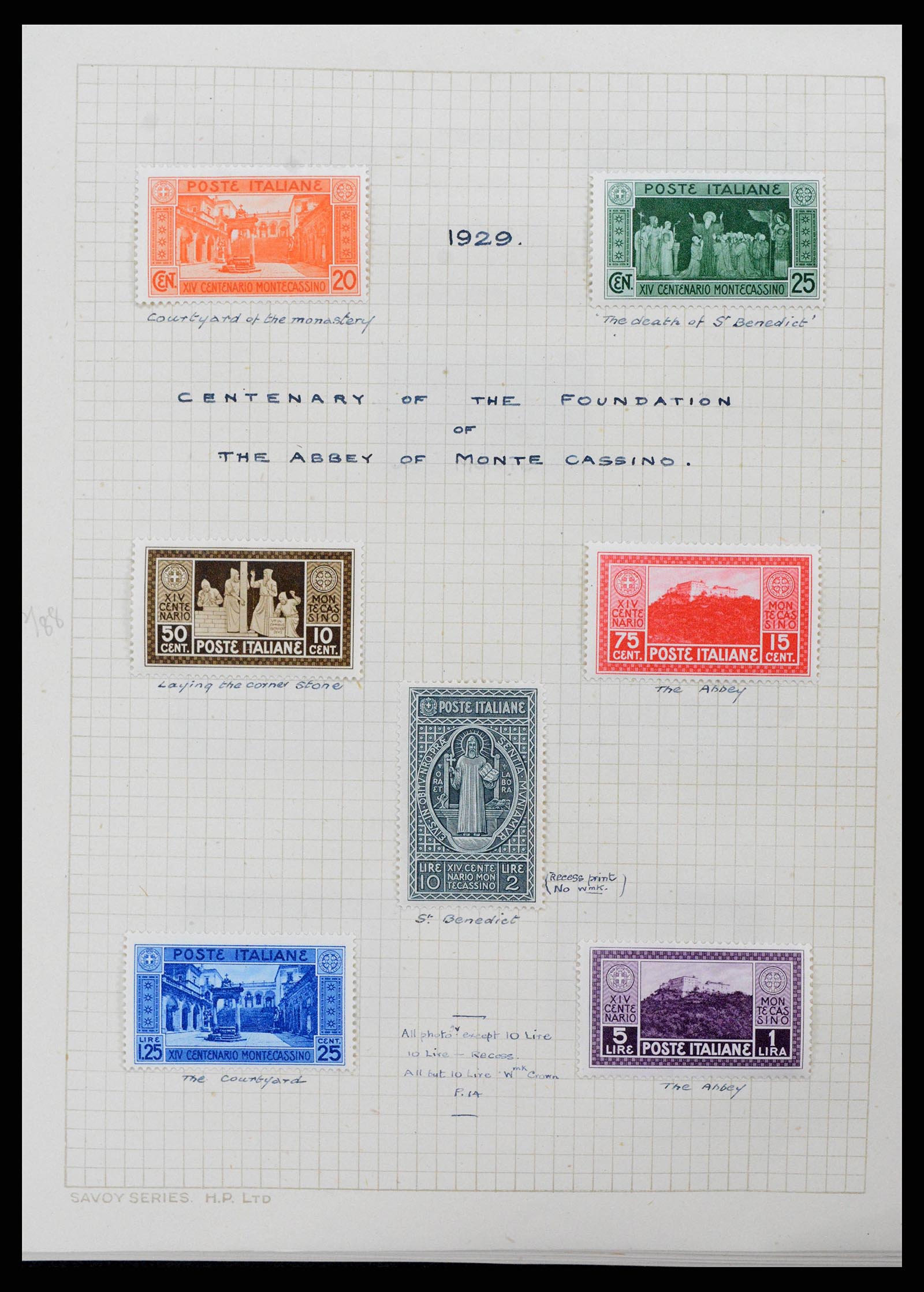 38795 0067 - Postzegelverzameling 38795 Italië supercollectie 1851-1947.