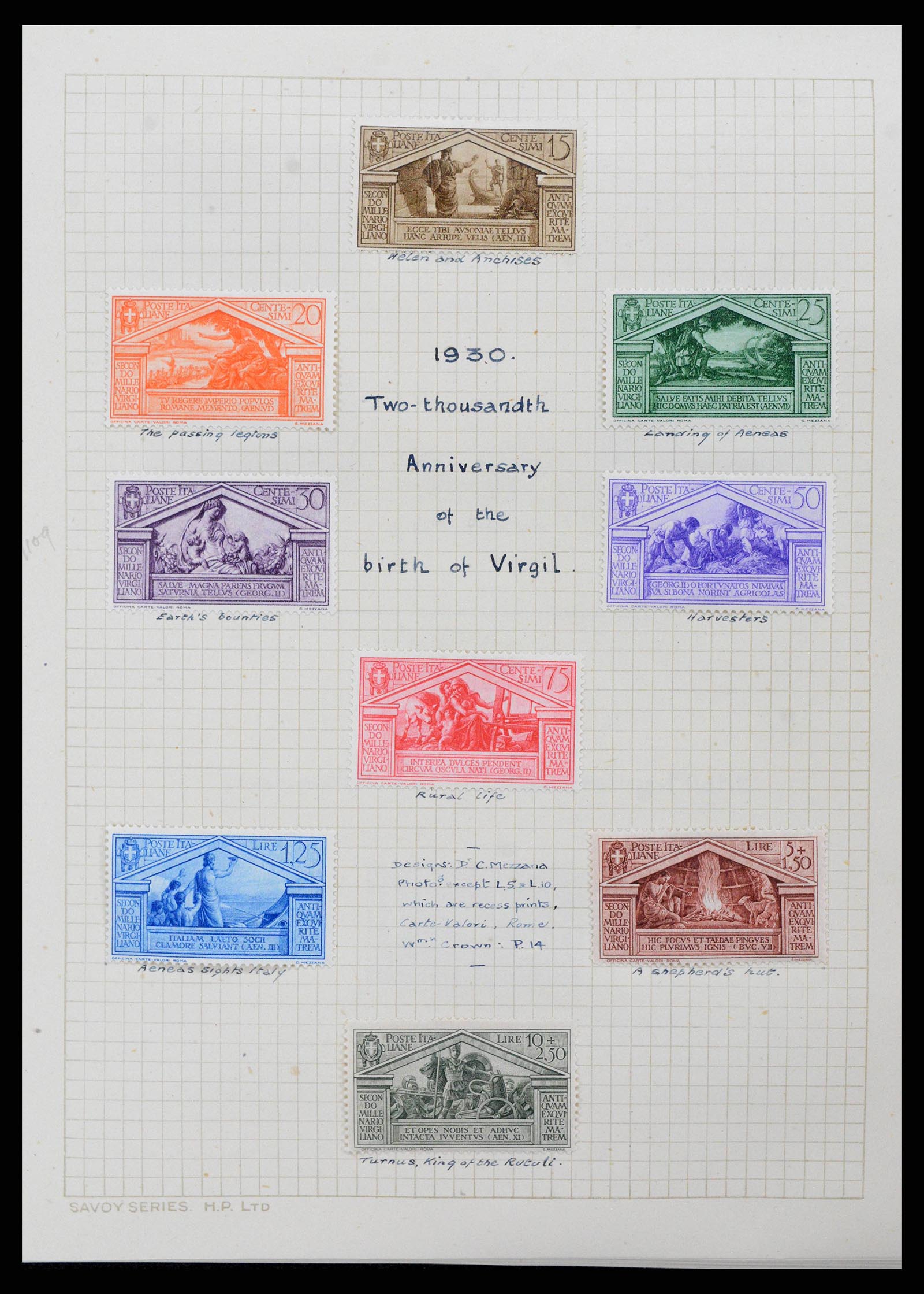 38795 0071 - Postzegelverzameling 38795 Italië supercollectie 1851-1947.