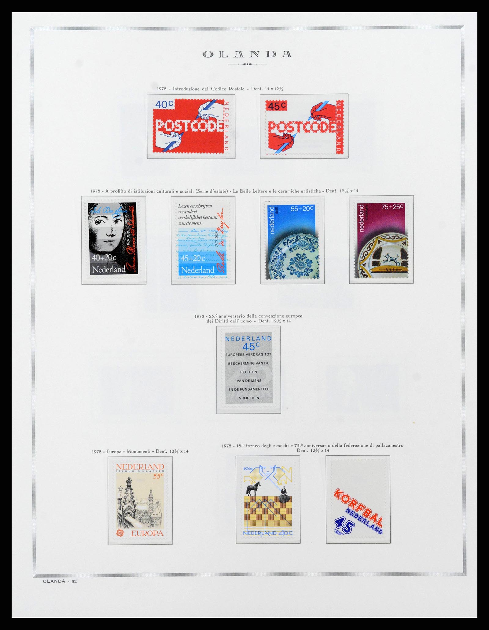 38796 0073 - Postzegelverzameling 38796 Nederland 1894-1980.