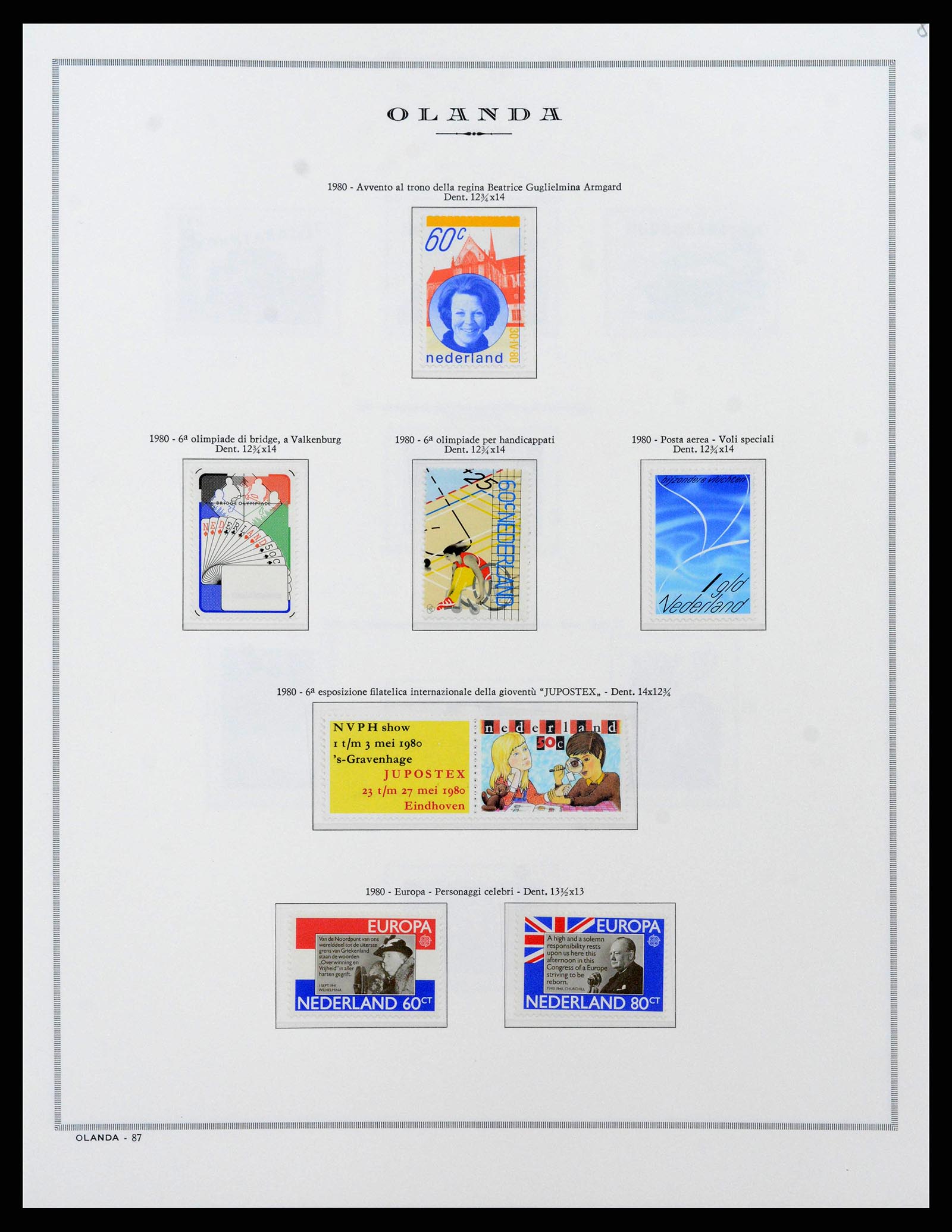38796 0080 - Postzegelverzameling 38796 Nederland 1894-1980.