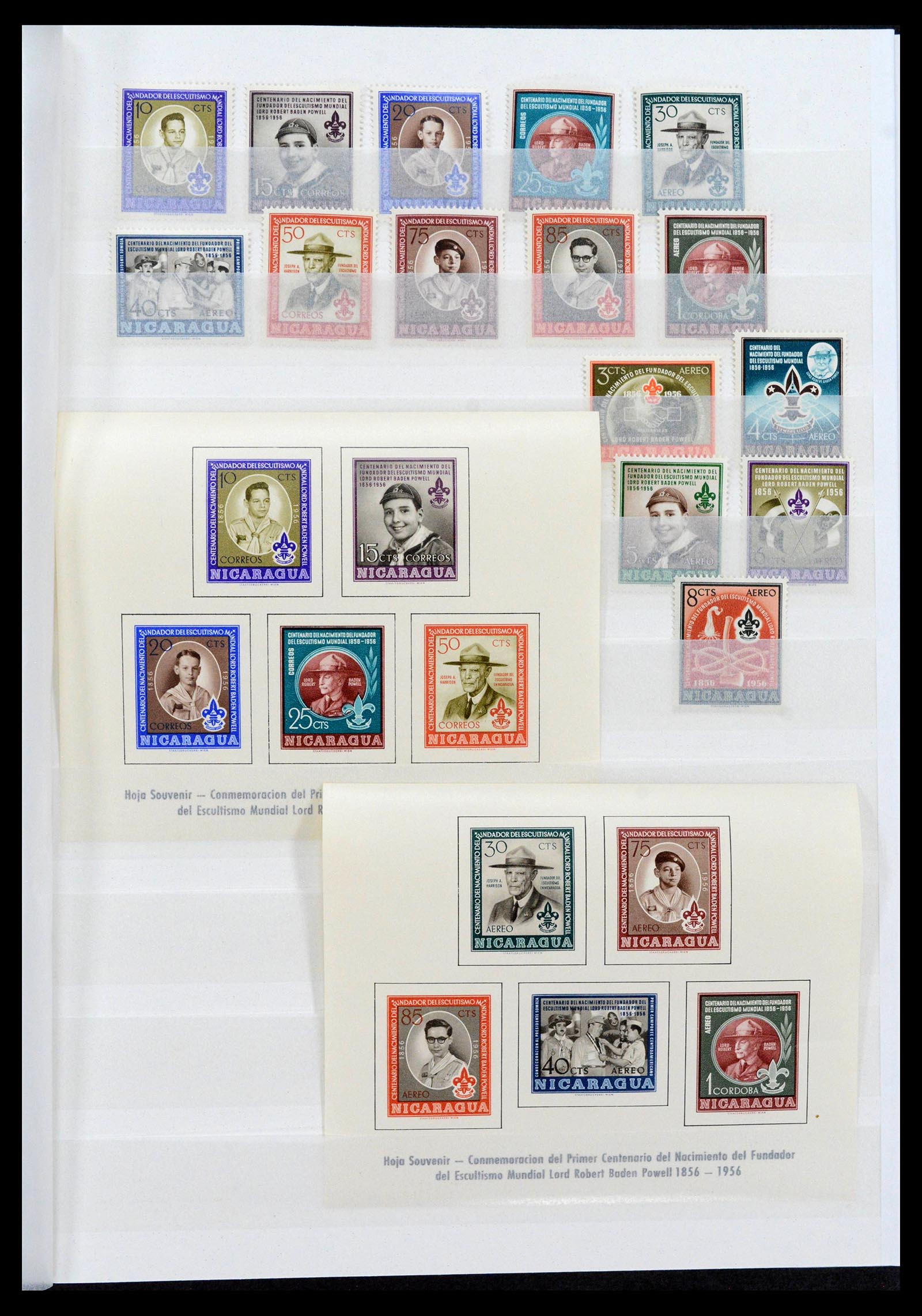 38806 0066 - Postzegelverzameling 38806 Motief scouting 1925-2007.