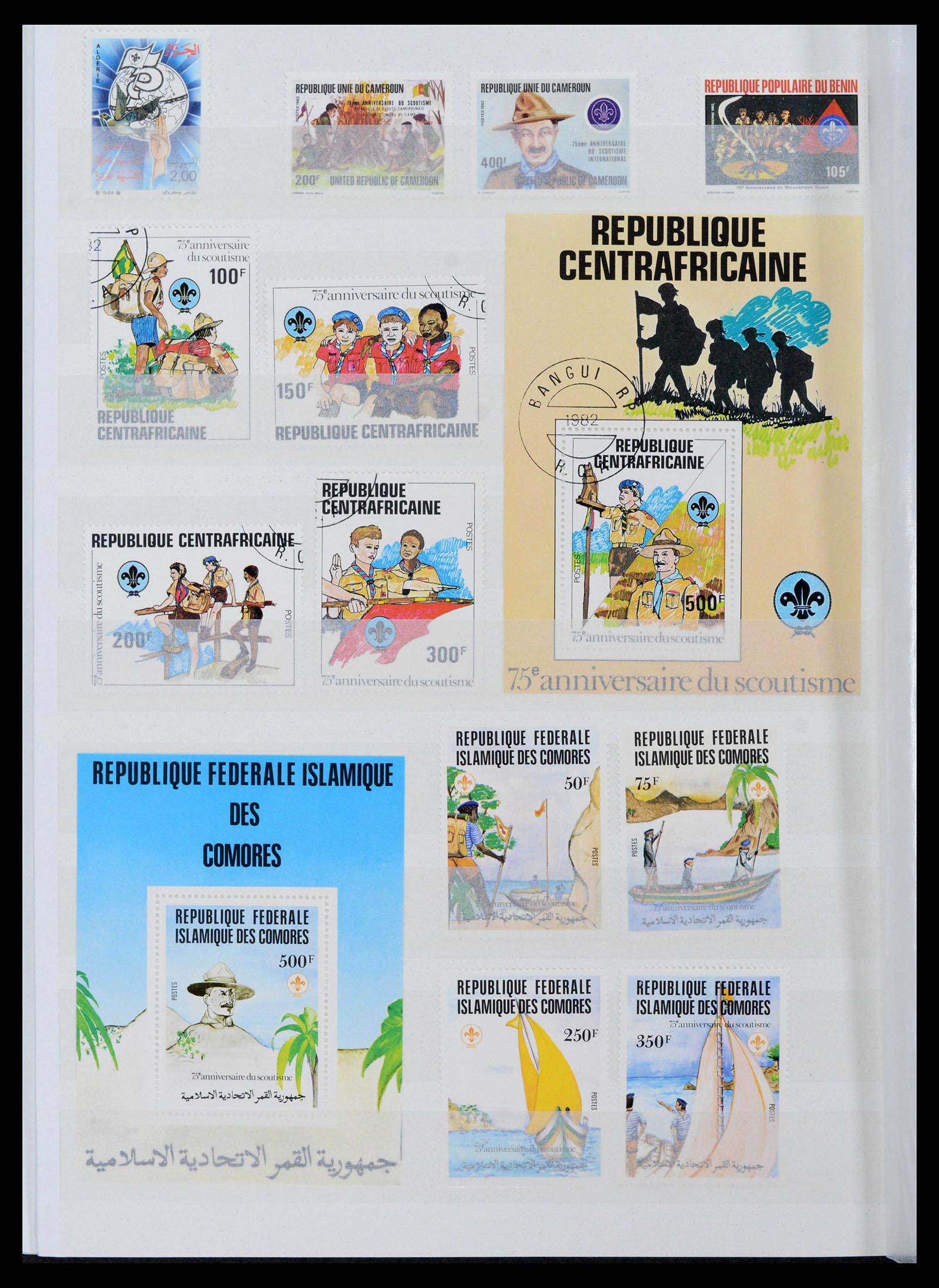 38806 0088 - Postzegelverzameling 38806 Motief scouting 1925-2007.