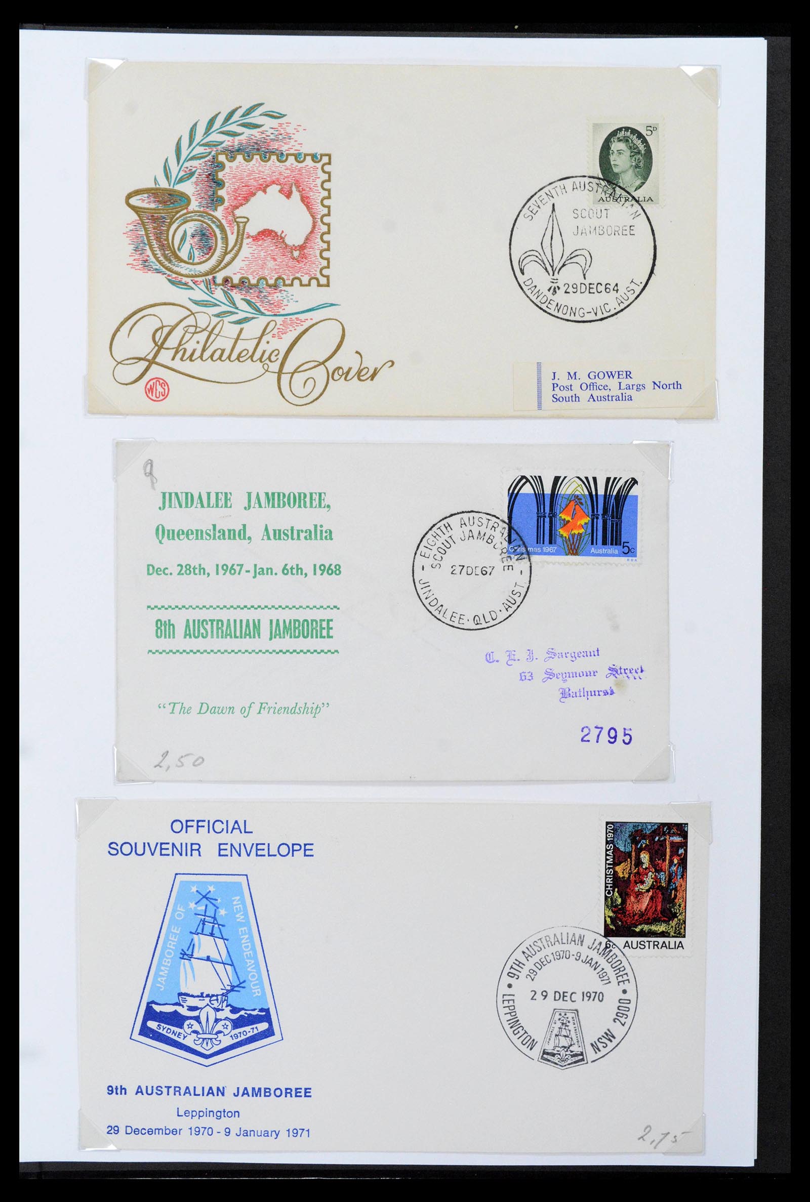 38806 0414 - Postzegelverzameling 38806 Motief scouting 1925-2007.