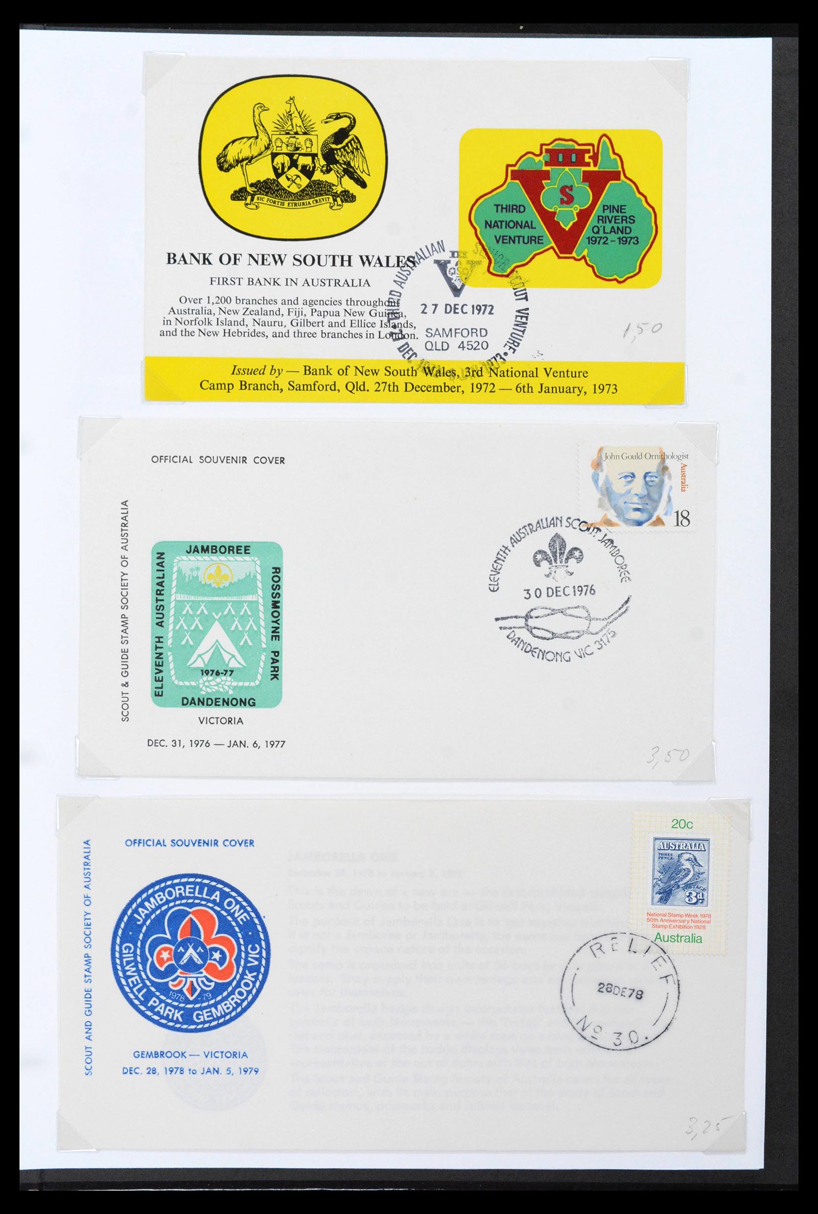 38806 0416 - Postzegelverzameling 38806 Motief scouting 1925-2007.