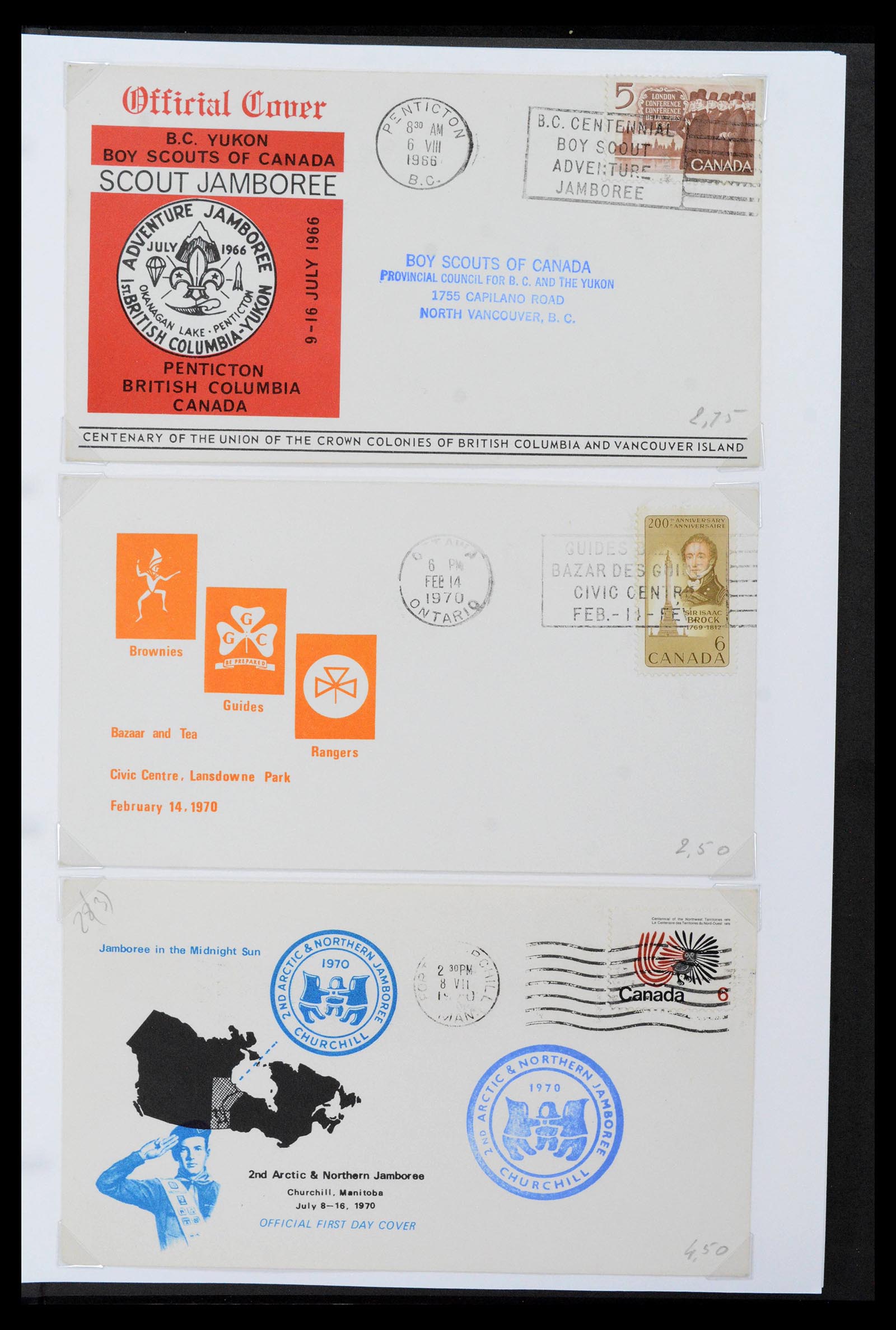 38806 0417 - Postzegelverzameling 38806 Motief scouting 1925-2007.