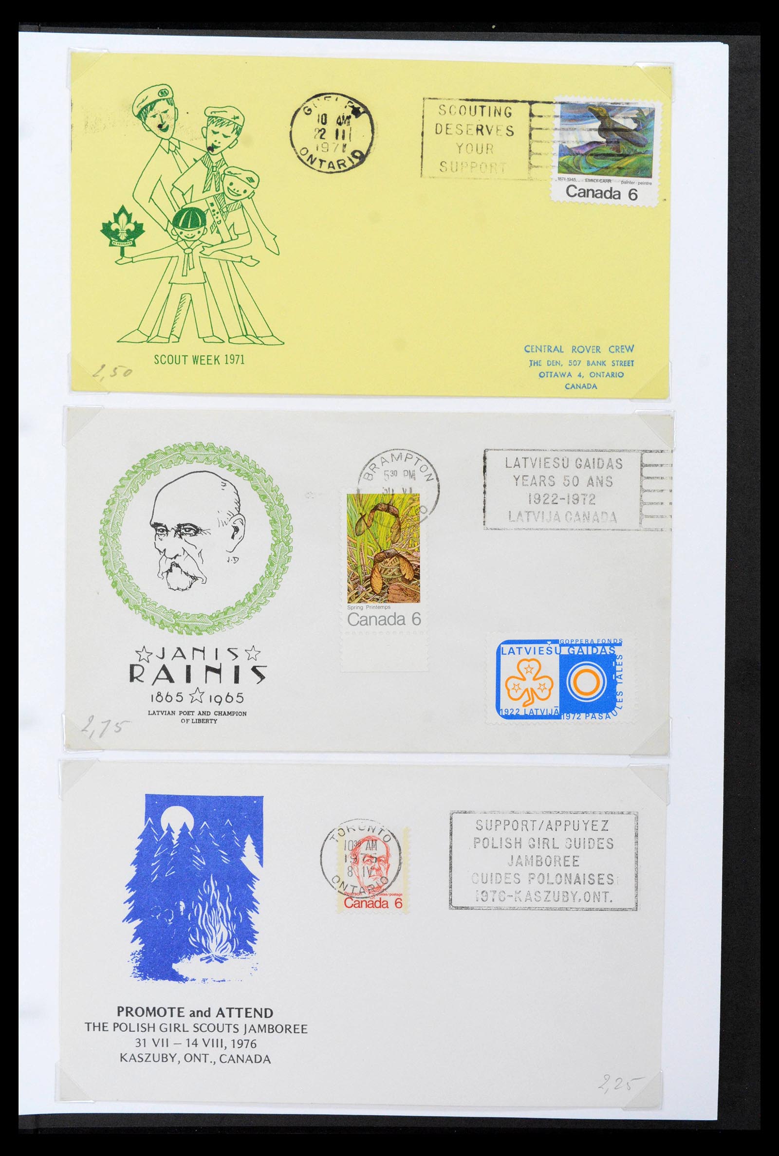 38806 0418 - Postzegelverzameling 38806 Motief scouting 1925-2007.
