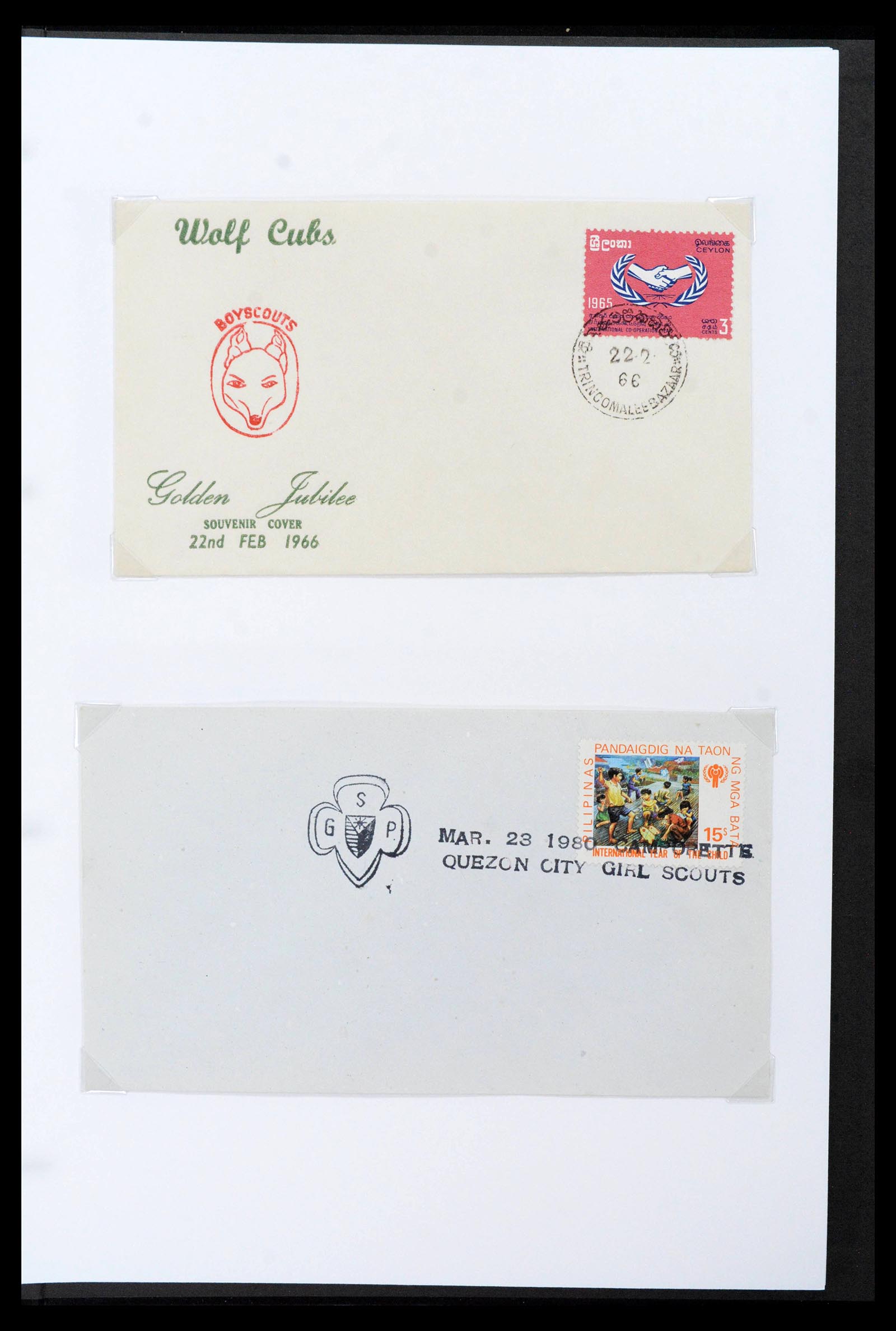 38806 0419 - Postzegelverzameling 38806 Motief scouting 1925-2007.
