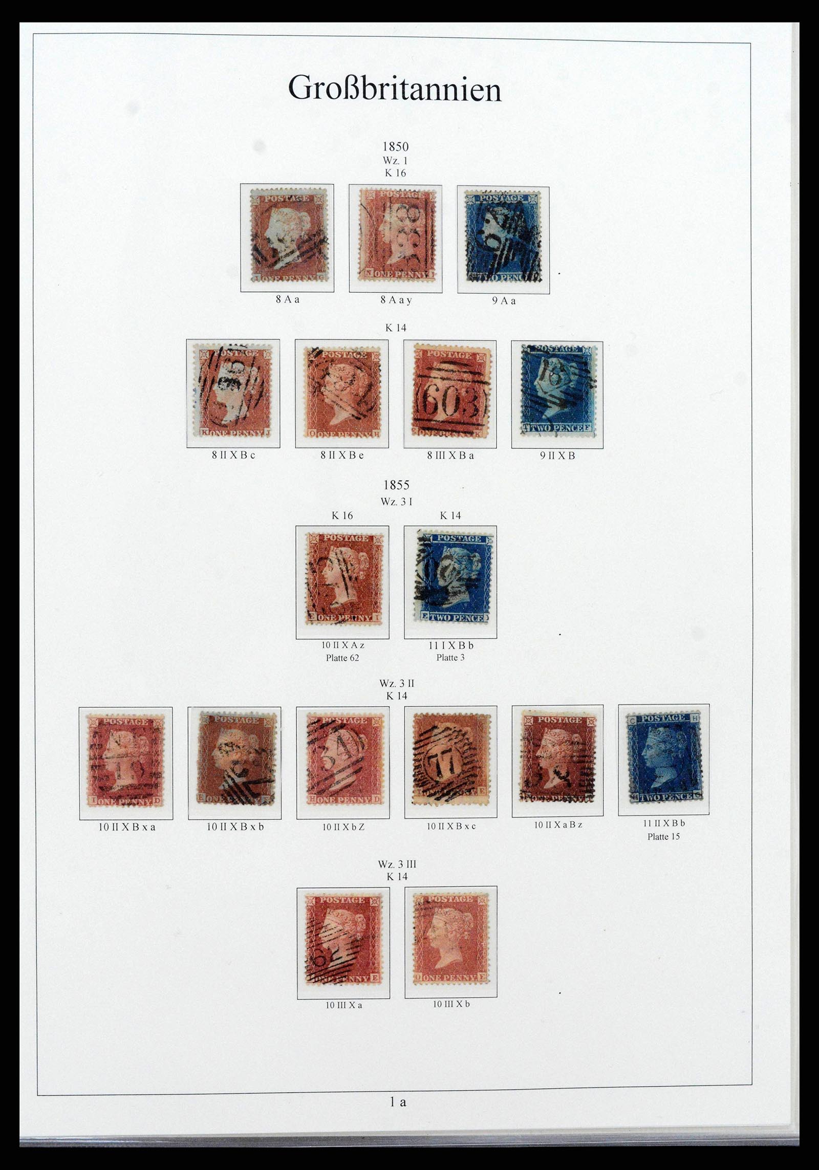 38825 0002 - Postzegelverzameling 38825 Engeland 1840-1976.