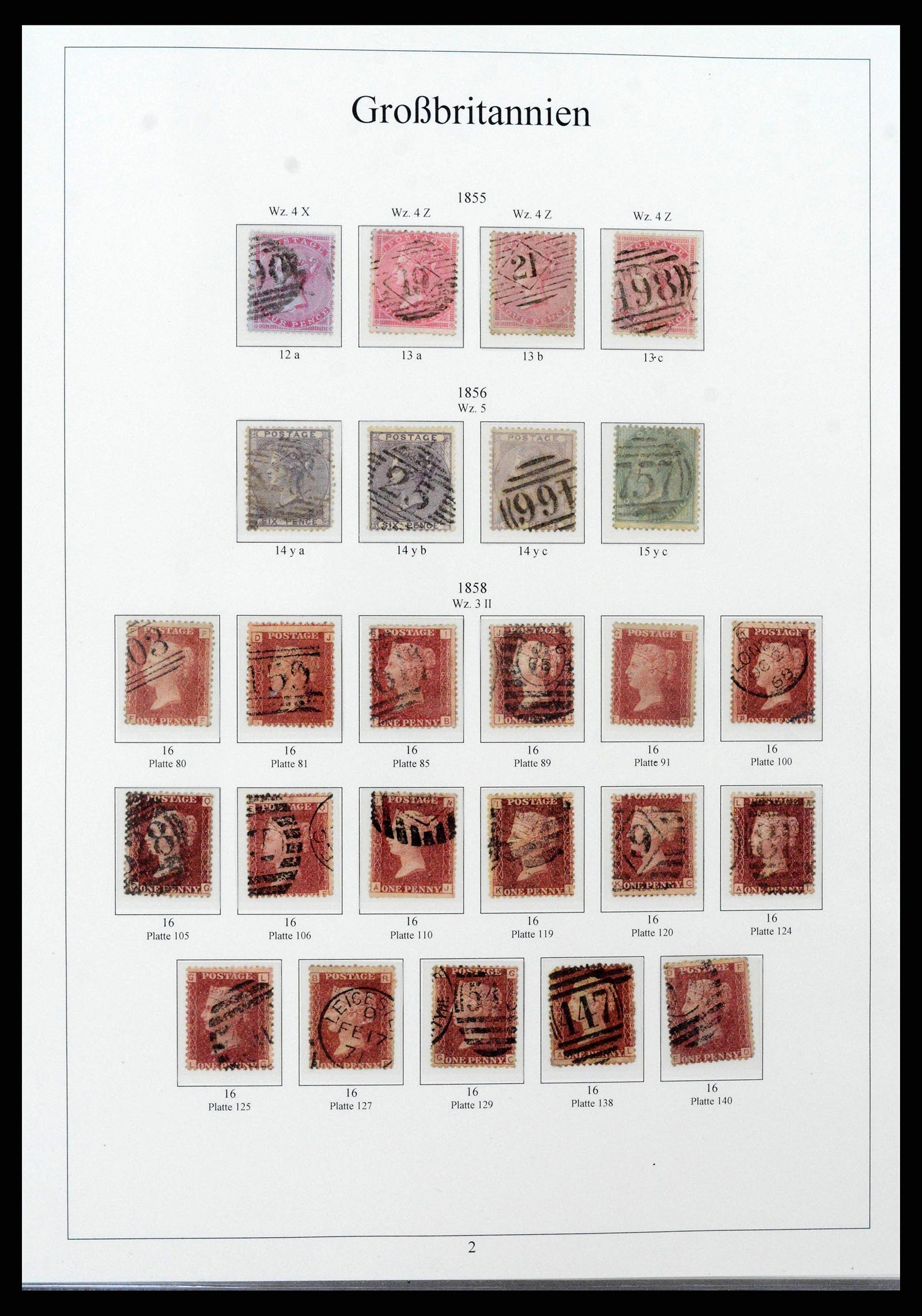 38825 0003 - Postzegelverzameling 38825 Engeland 1840-1976.
