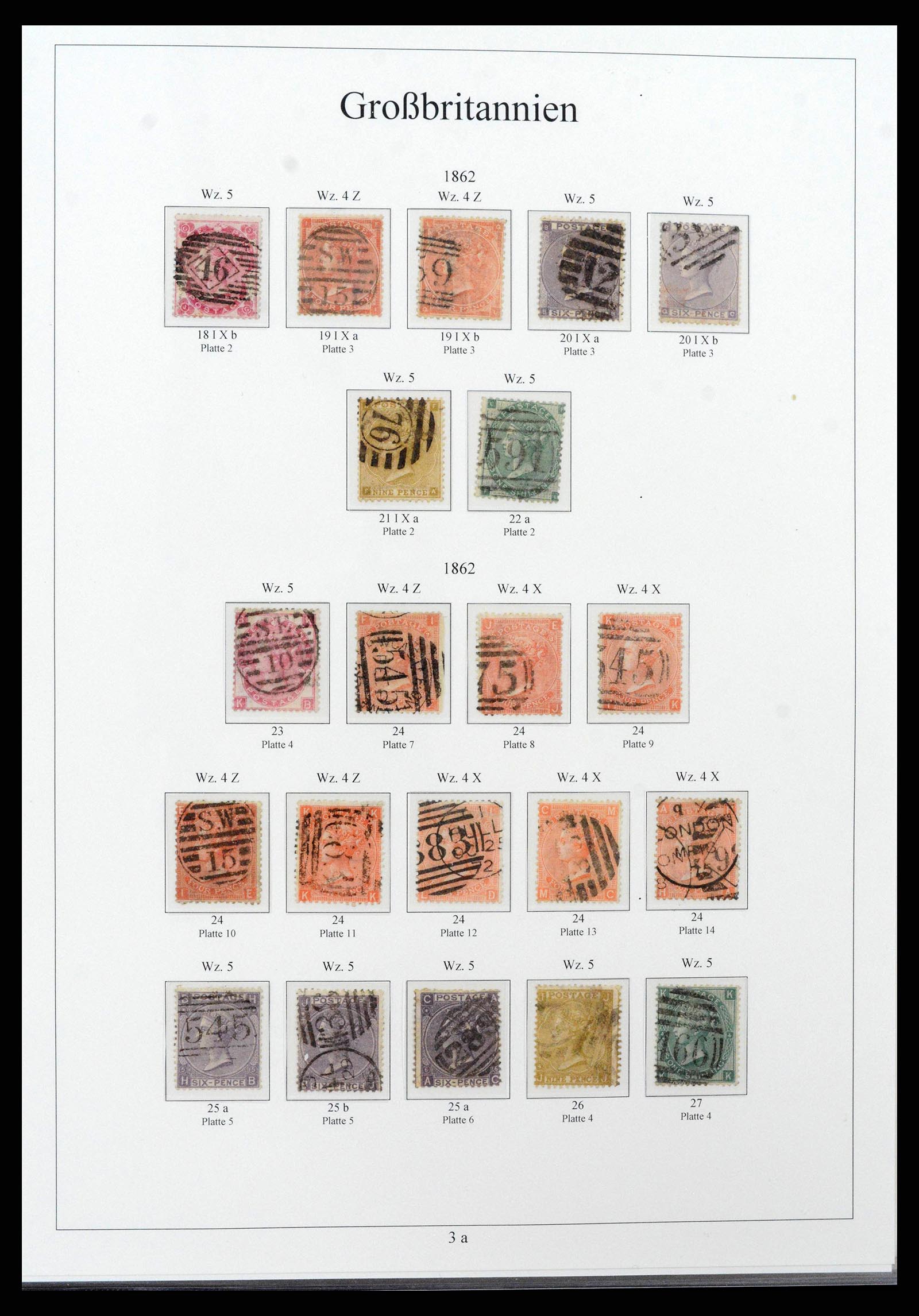 38825 0006 - Postzegelverzameling 38825 Engeland 1840-1976.