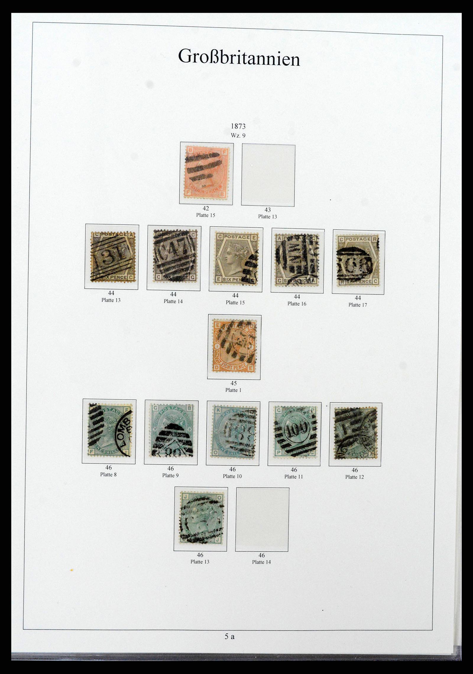 38825 0010 - Postzegelverzameling 38825 Engeland 1840-1976.