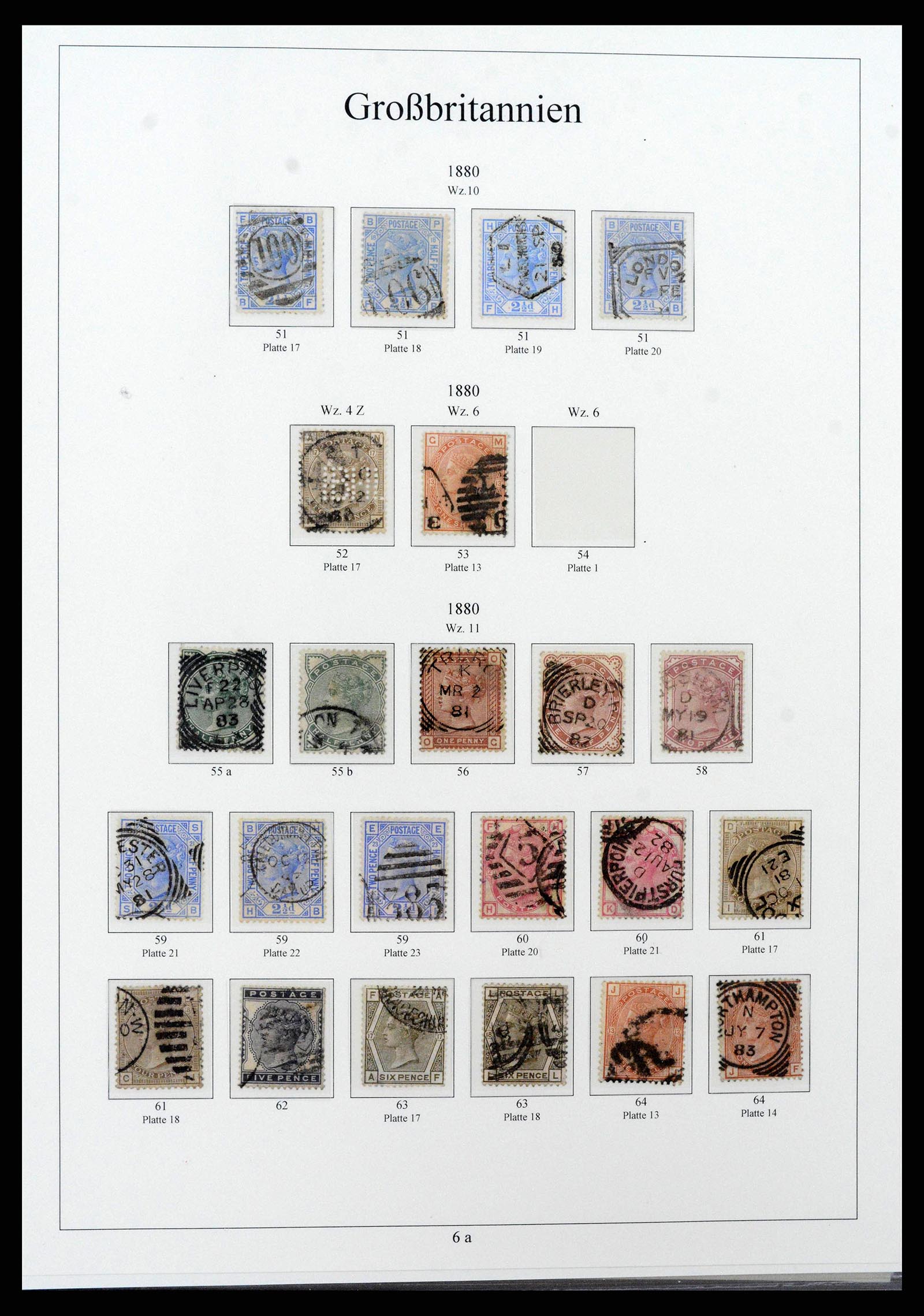 38825 0012 - Postzegelverzameling 38825 Engeland 1840-1976.