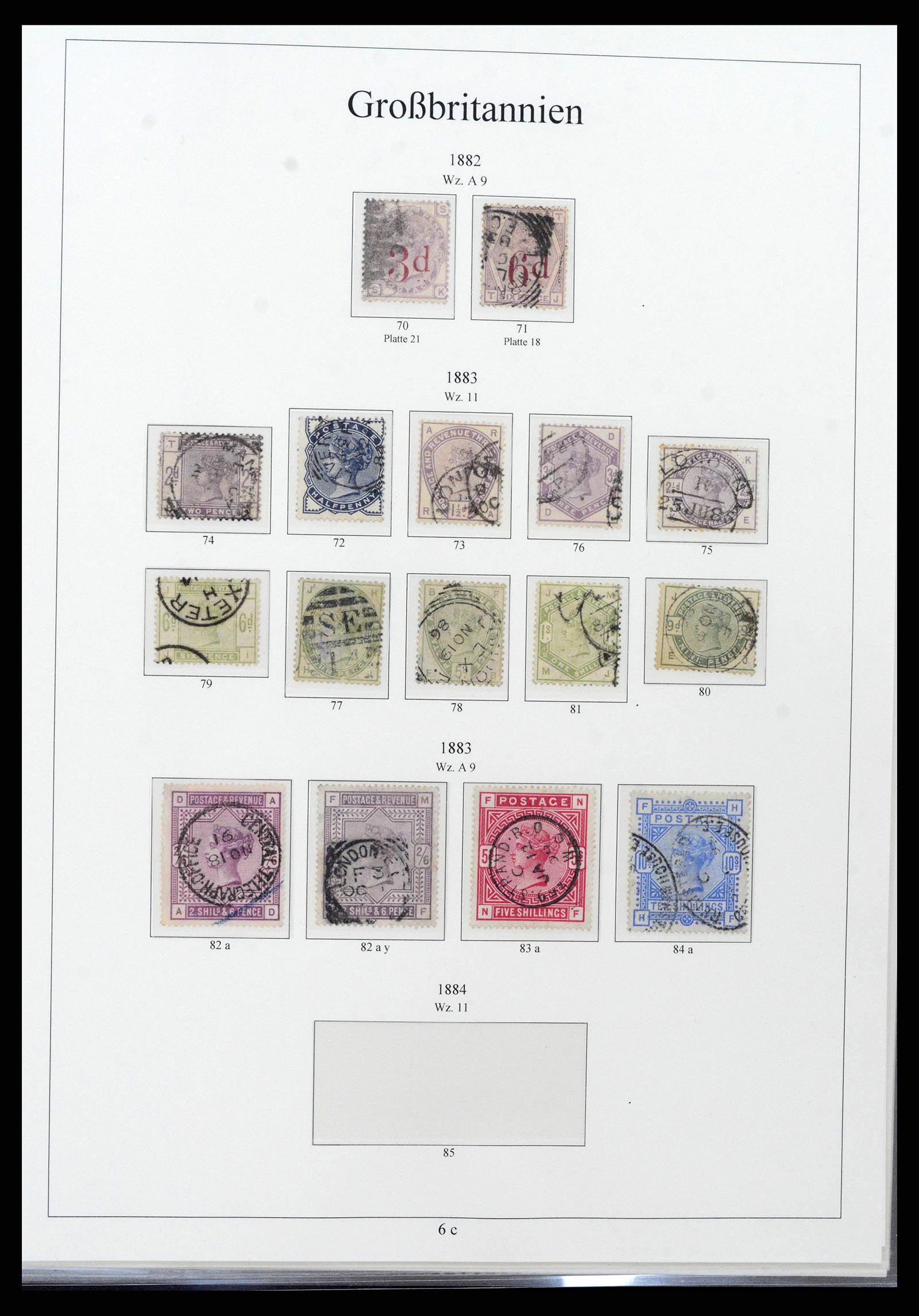 38825 0014 - Postzegelverzameling 38825 Engeland 1840-1976.