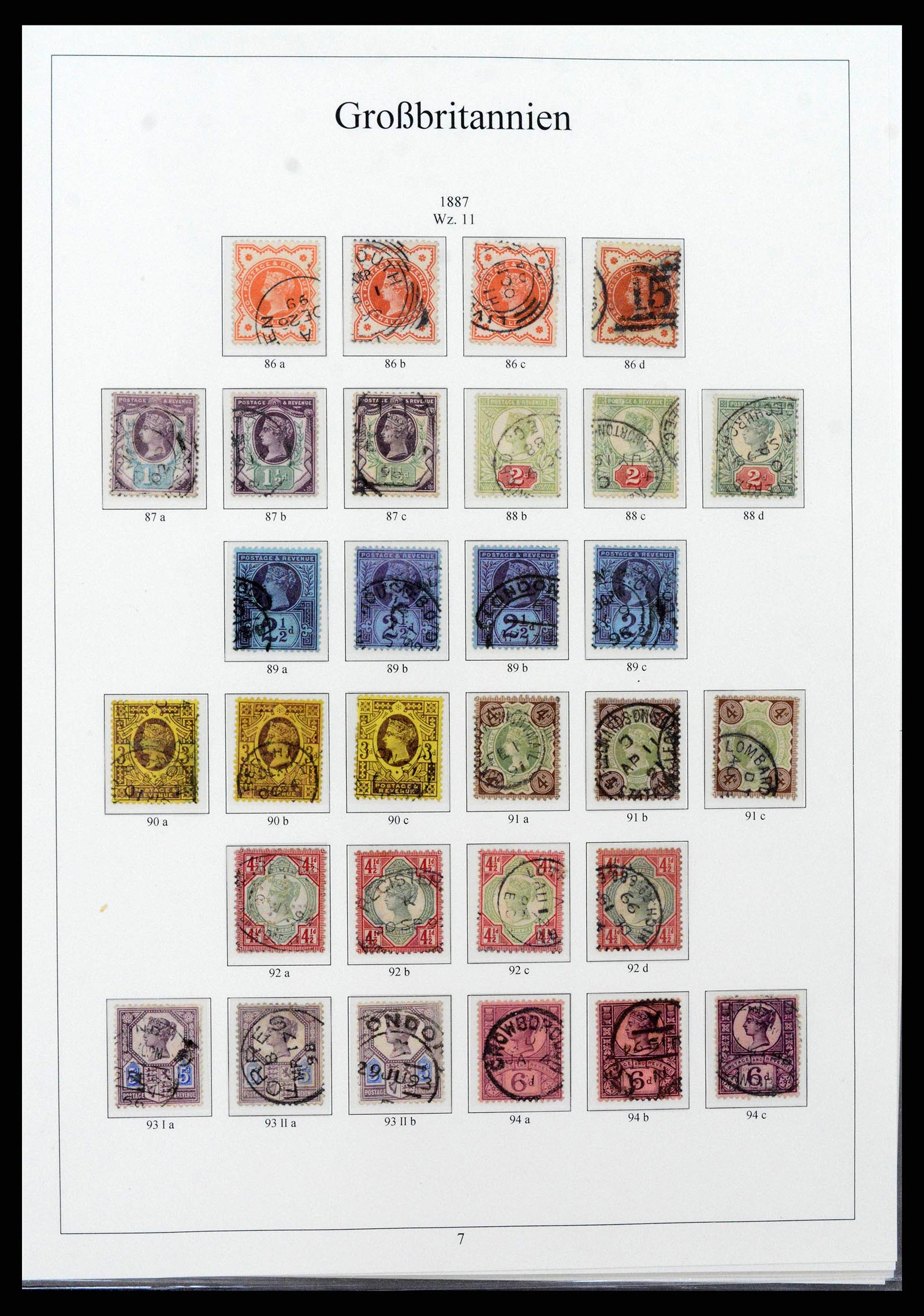 38825 0015 - Postzegelverzameling 38825 Engeland 1840-1976.