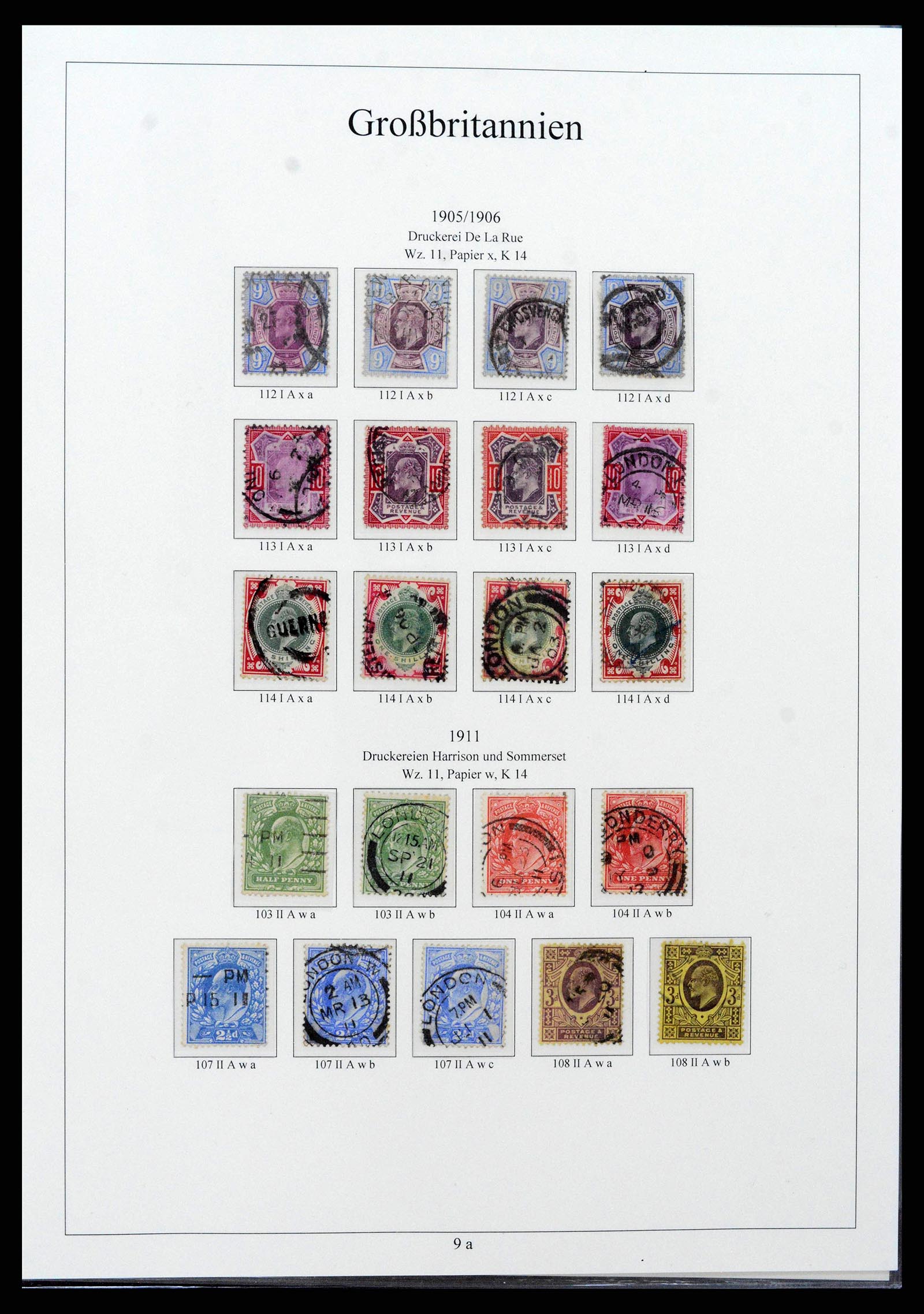 38825 0019 - Postzegelverzameling 38825 Engeland 1840-1976.
