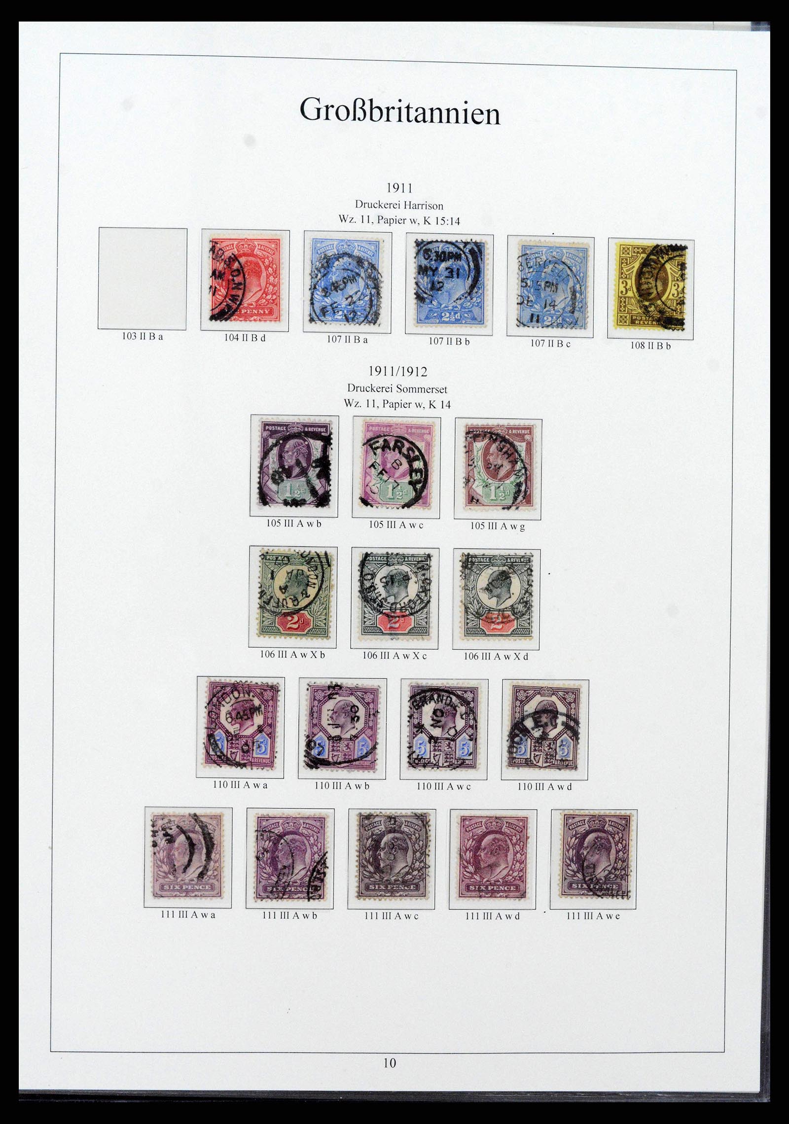 38825 0020 - Postzegelverzameling 38825 Engeland 1840-1976.