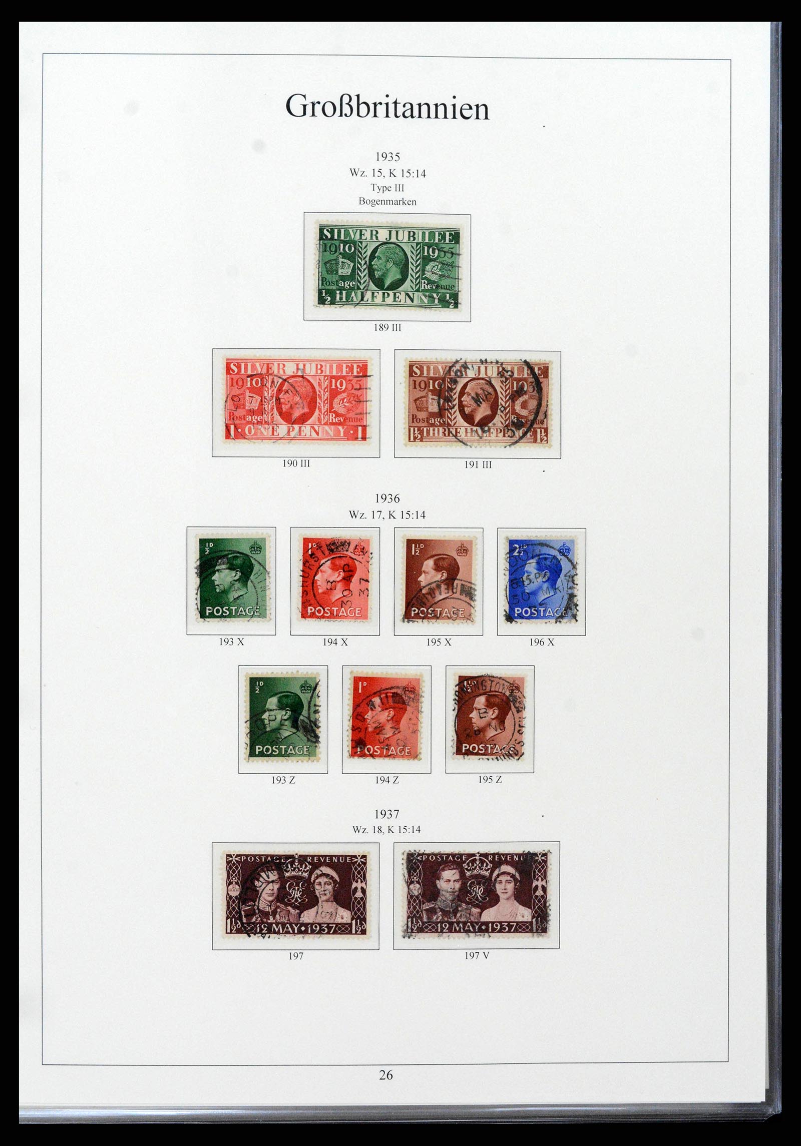 38825 0041 - Postzegelverzameling 38825 Engeland 1840-1976.