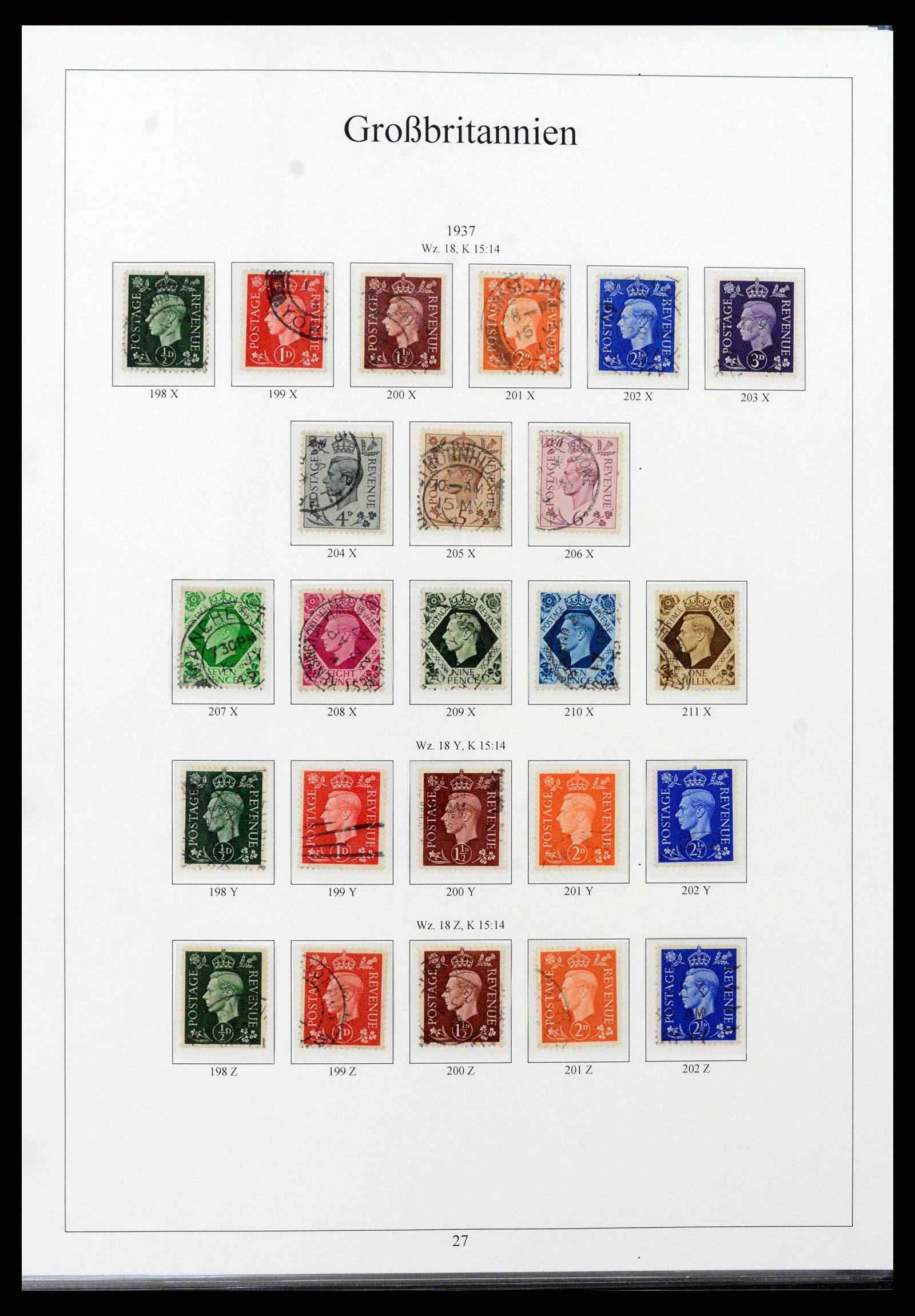 38825 0042 - Postzegelverzameling 38825 Engeland 1840-1976.