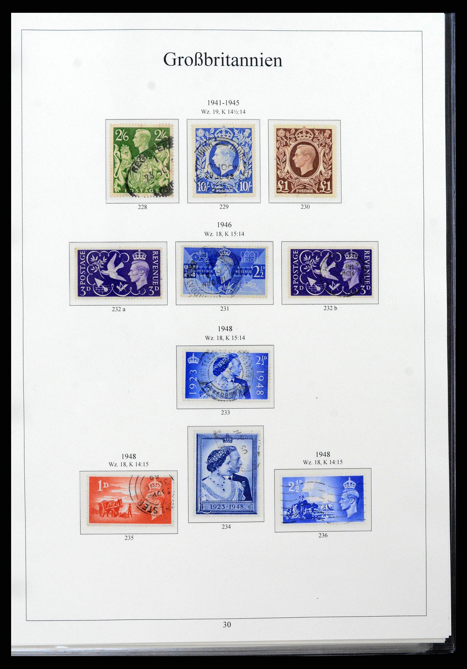 38825 0045 - Postzegelverzameling 38825 Engeland 1840-1976.