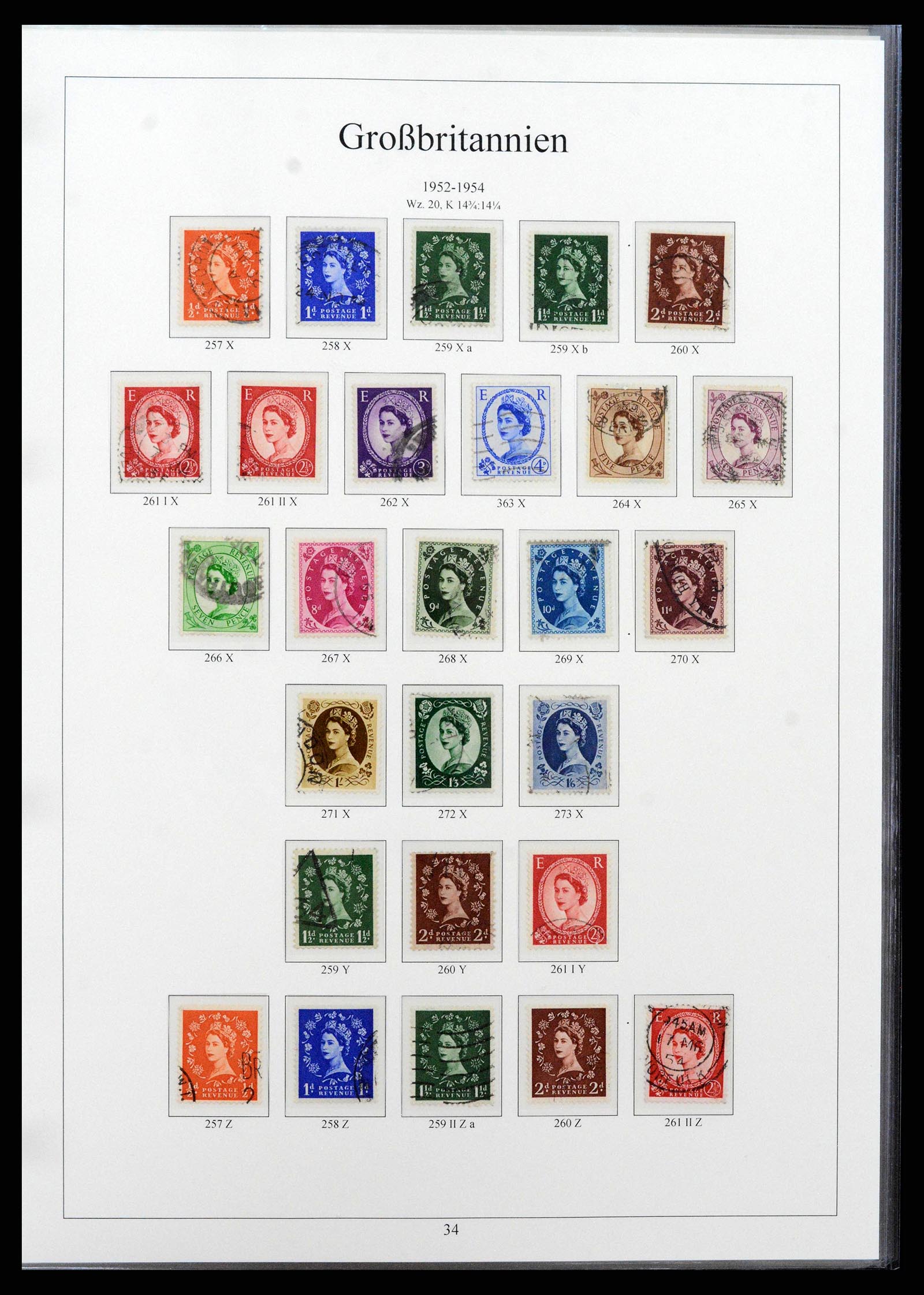 38825 0049 - Postzegelverzameling 38825 Engeland 1840-1976.